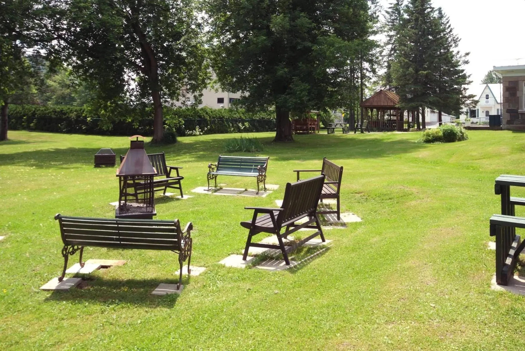 Garden in Auberge du Couvent