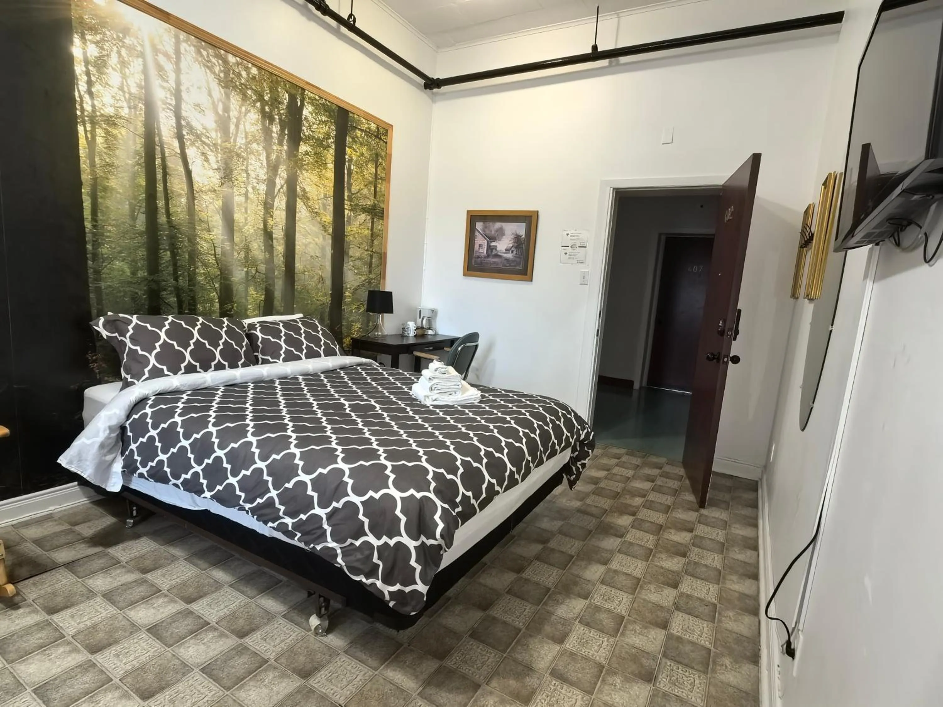 Bedroom in Auberge du Couvent
