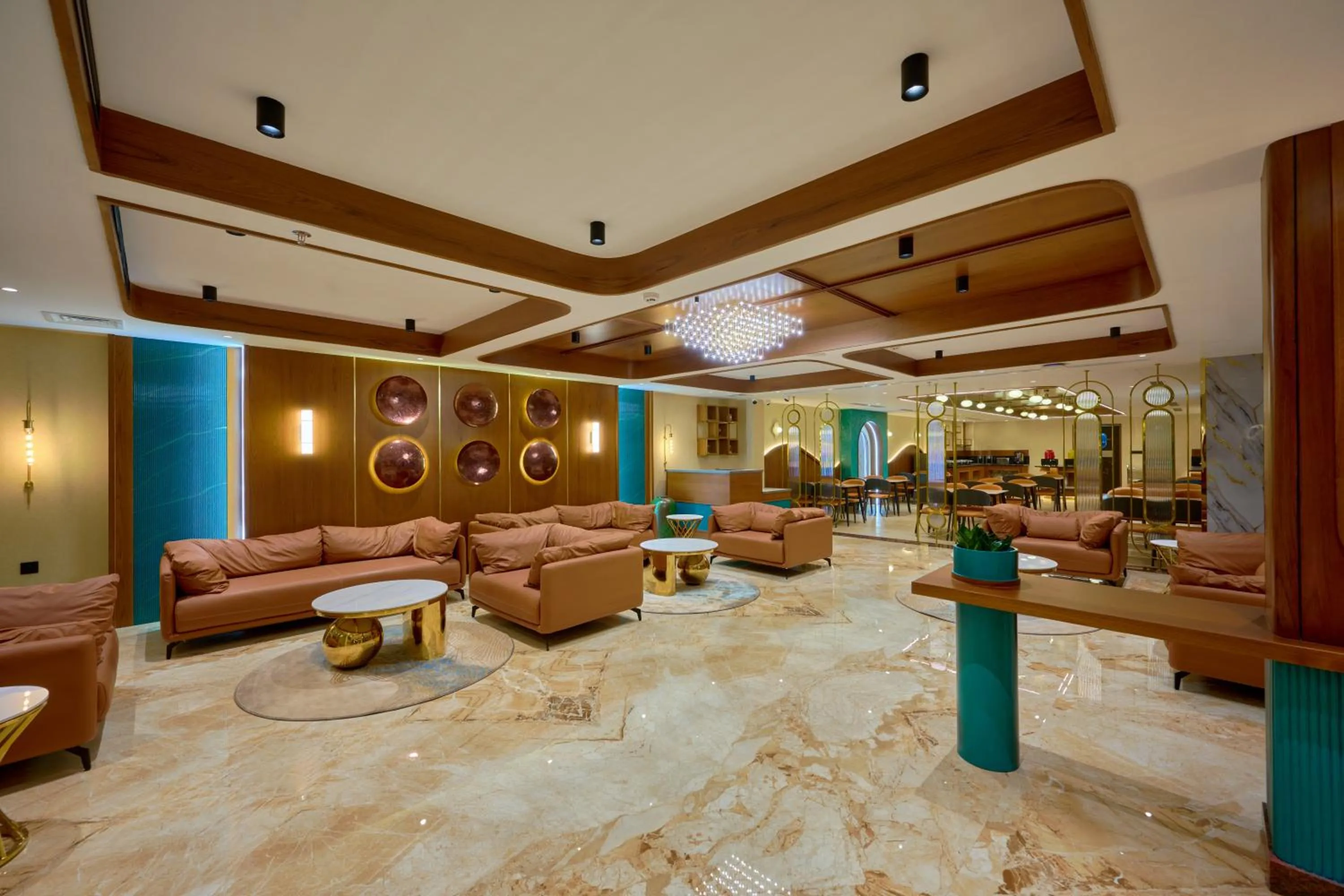 Lobby or reception in Kowju Airport Hotel Calicut