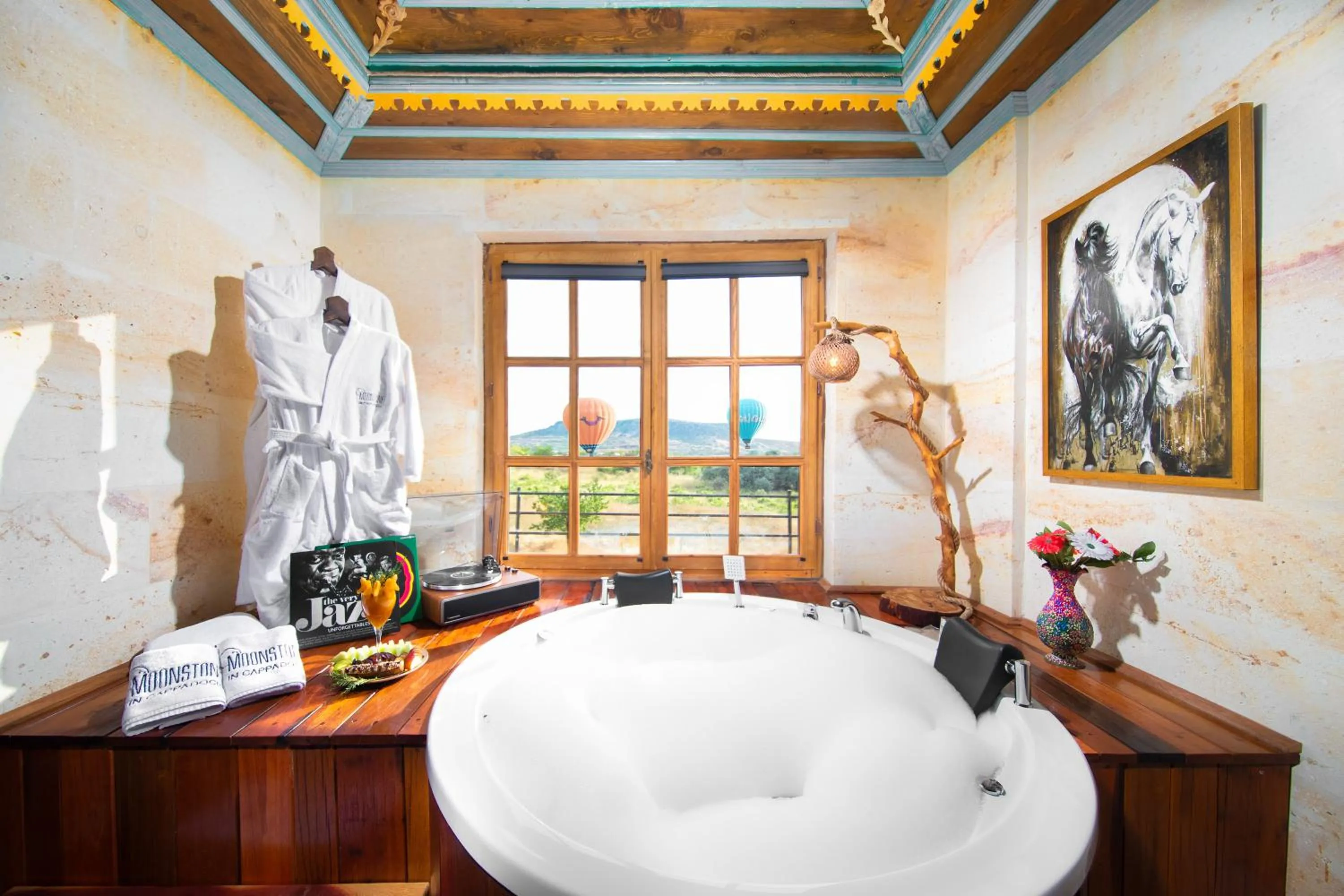 Natural landscape in Moonstone in Cappadocia