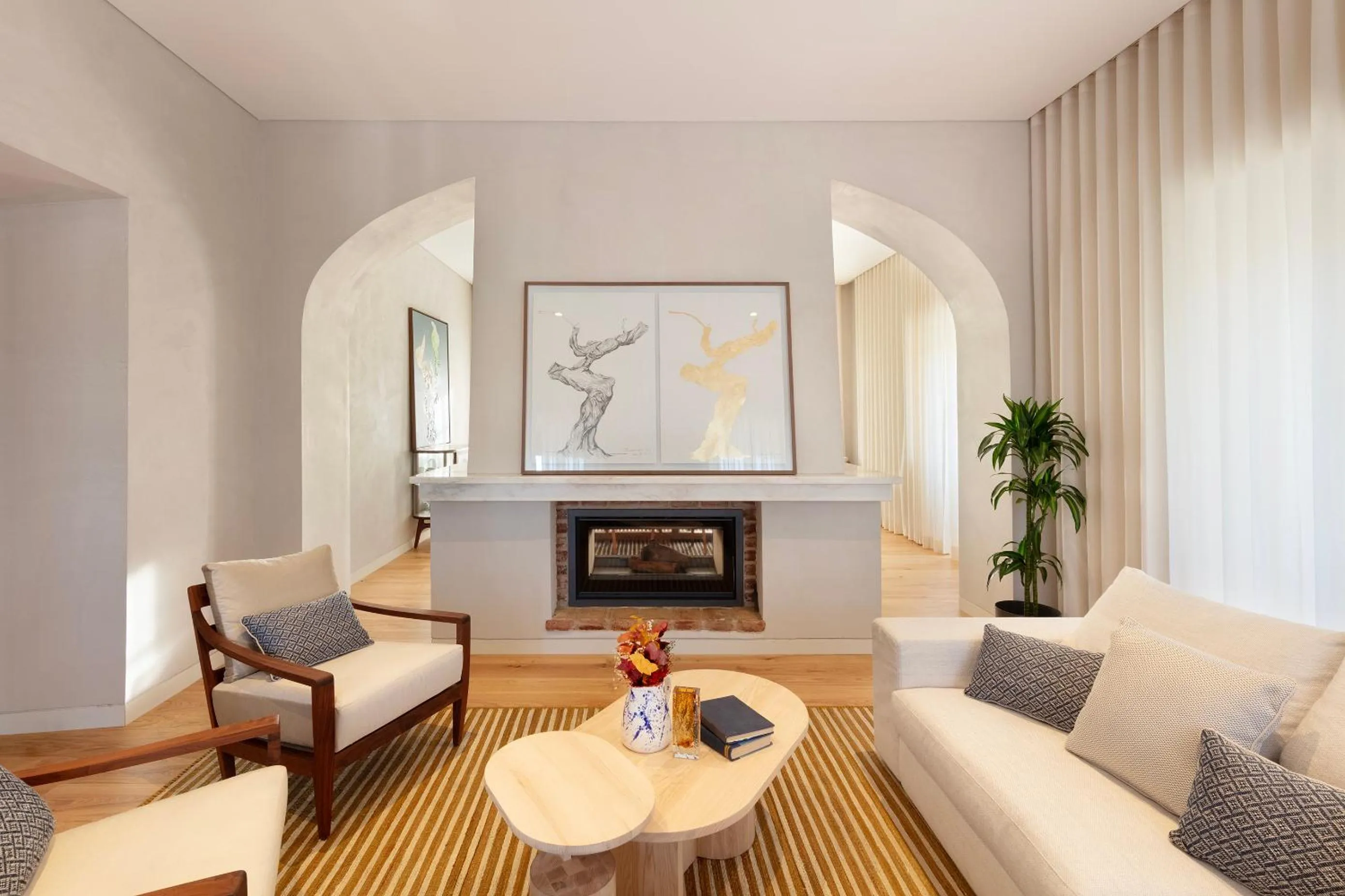 Living room in Quinta do Paral