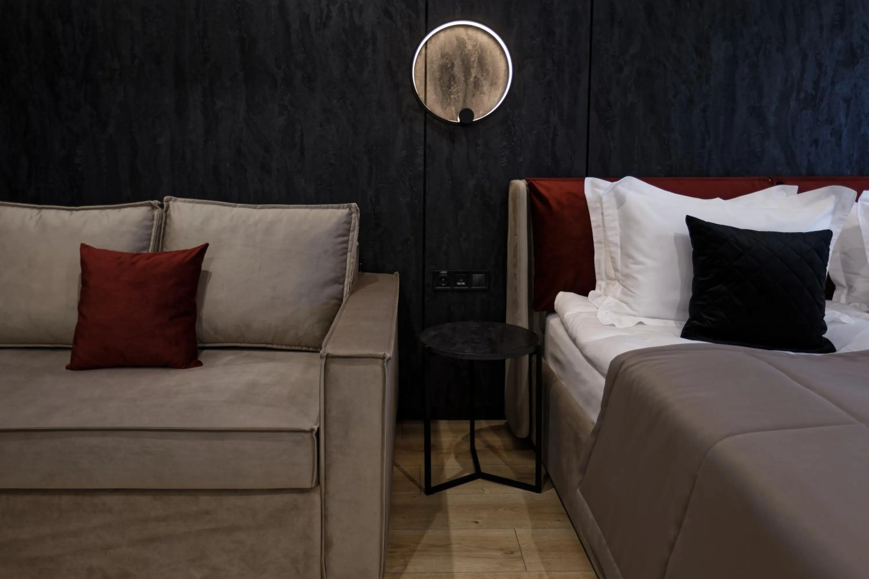 View (from property/room), Bed in Glacier Premium Apartments