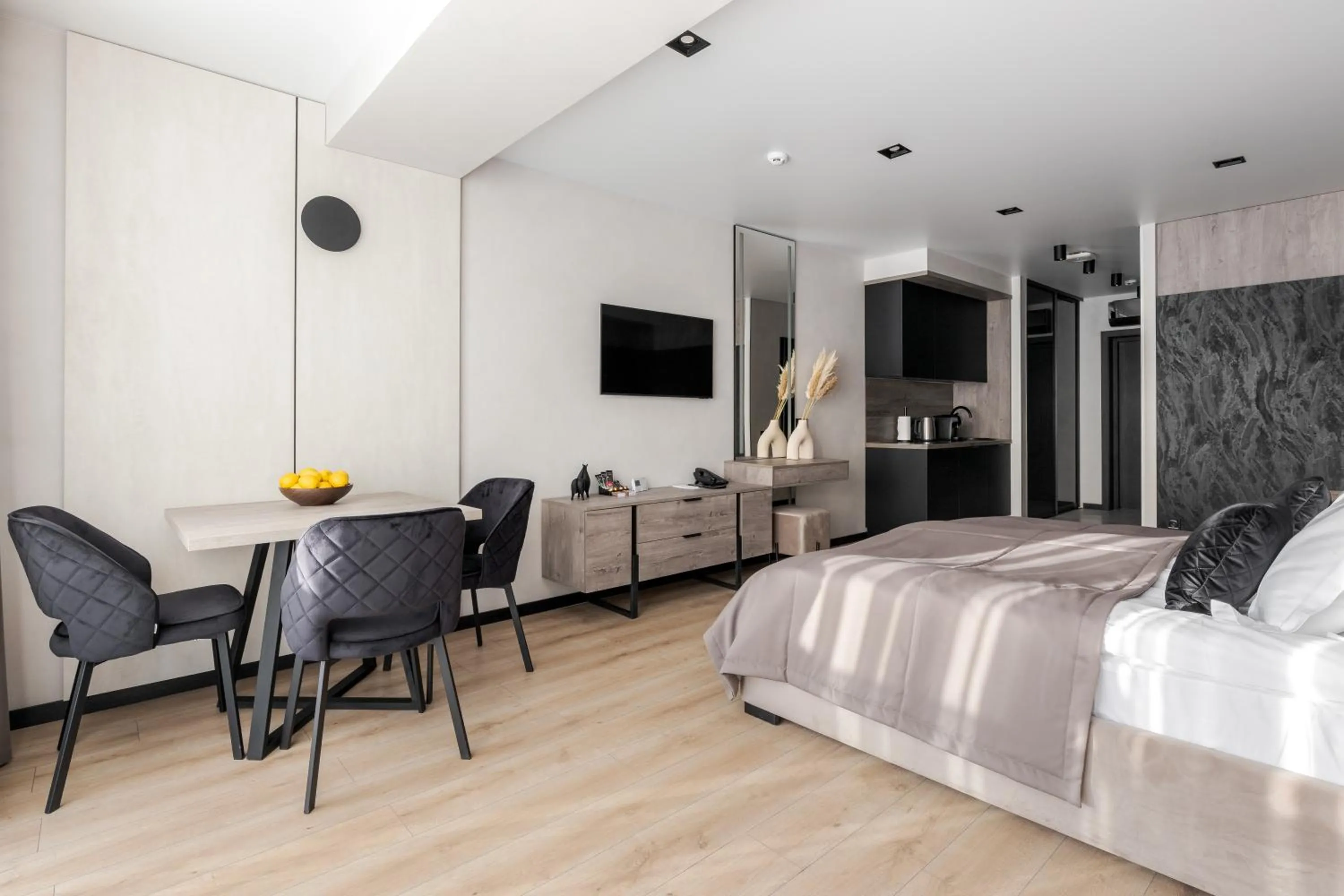 Bed in Glacier Premium Apartments