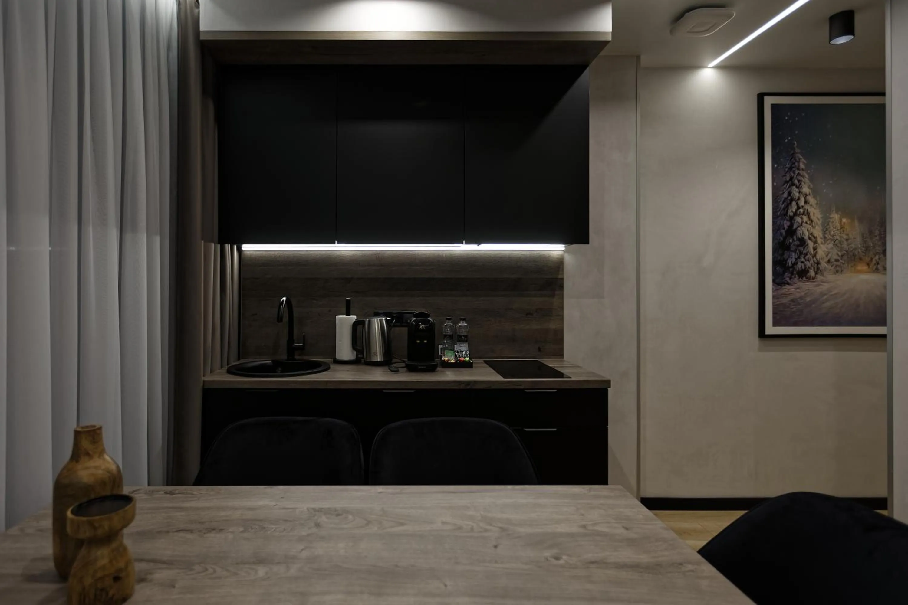 Kitchen or kitchenette in Glacier Premium Apartments