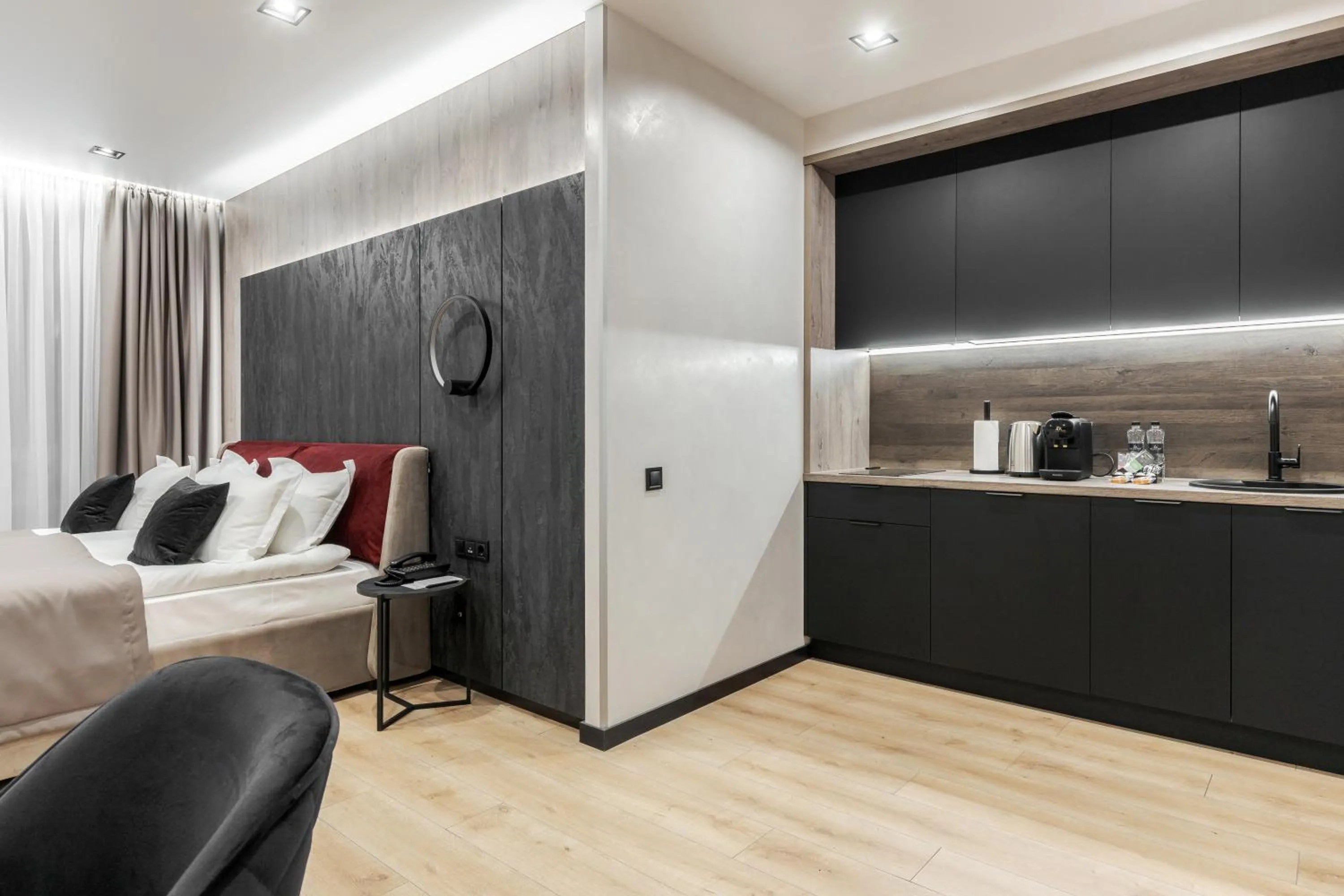 Bed in Glacier Premium Apartments