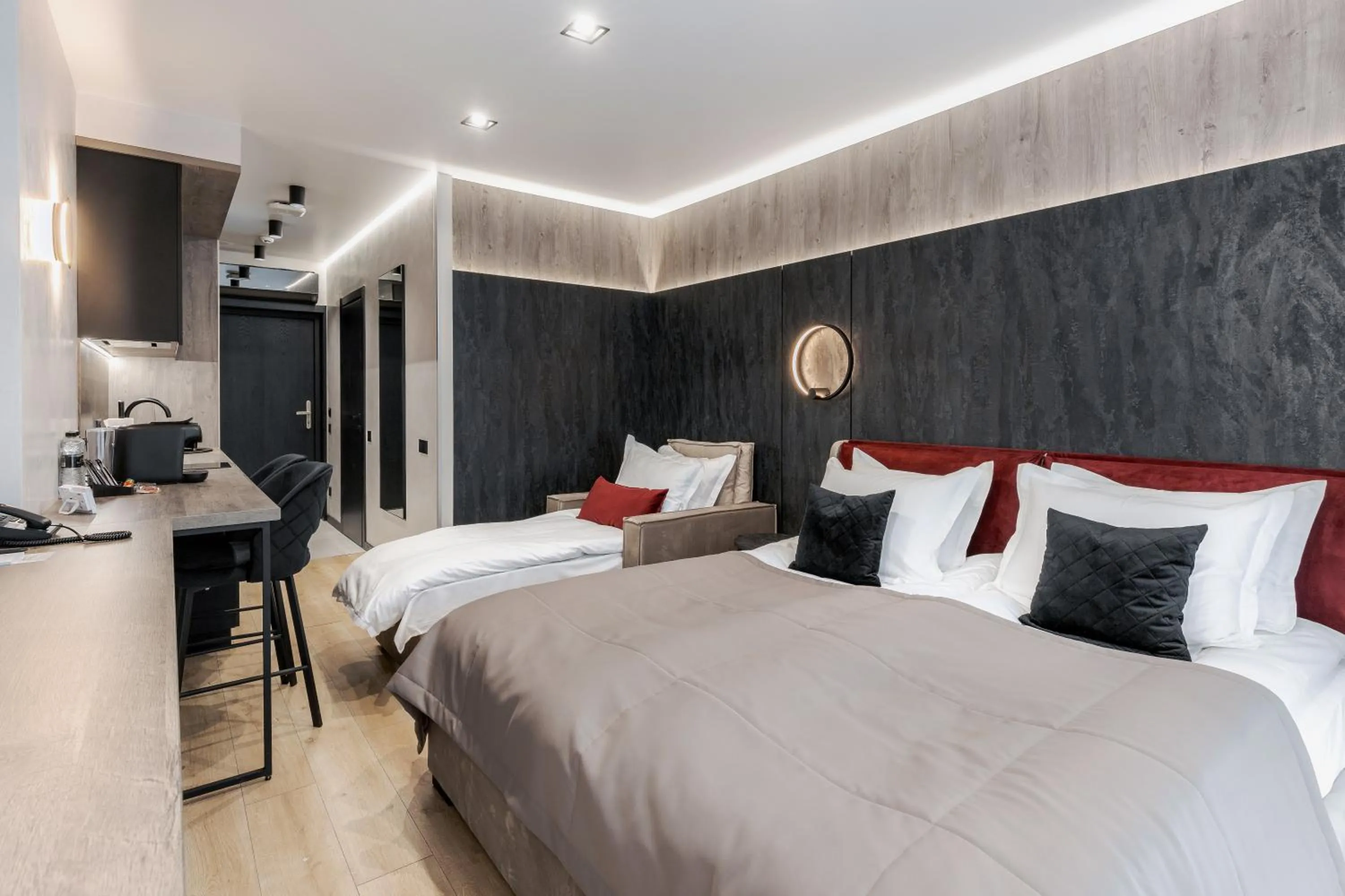 Bed in Glacier Premium Apartments