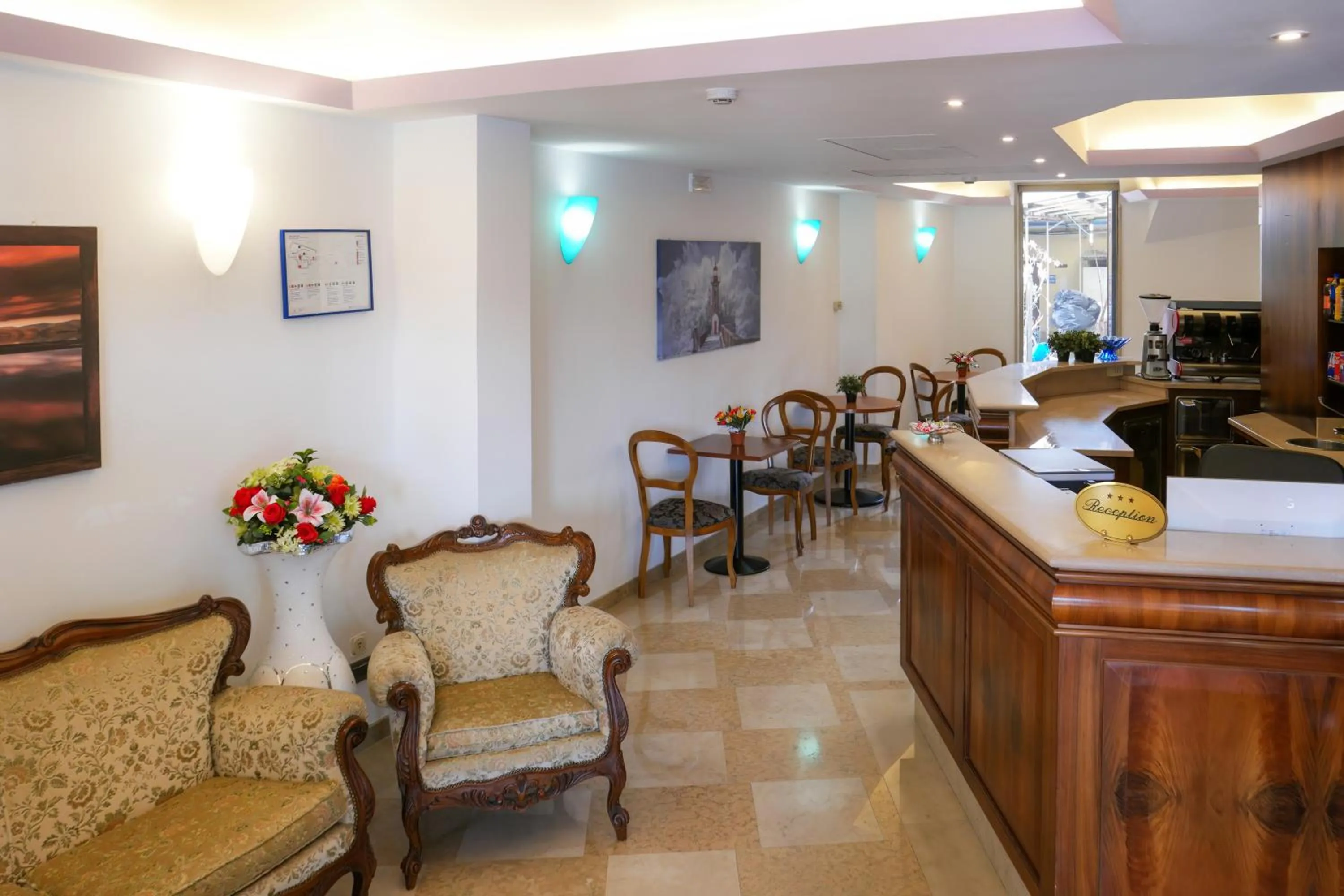 Seating area in Hotel alla giustizia