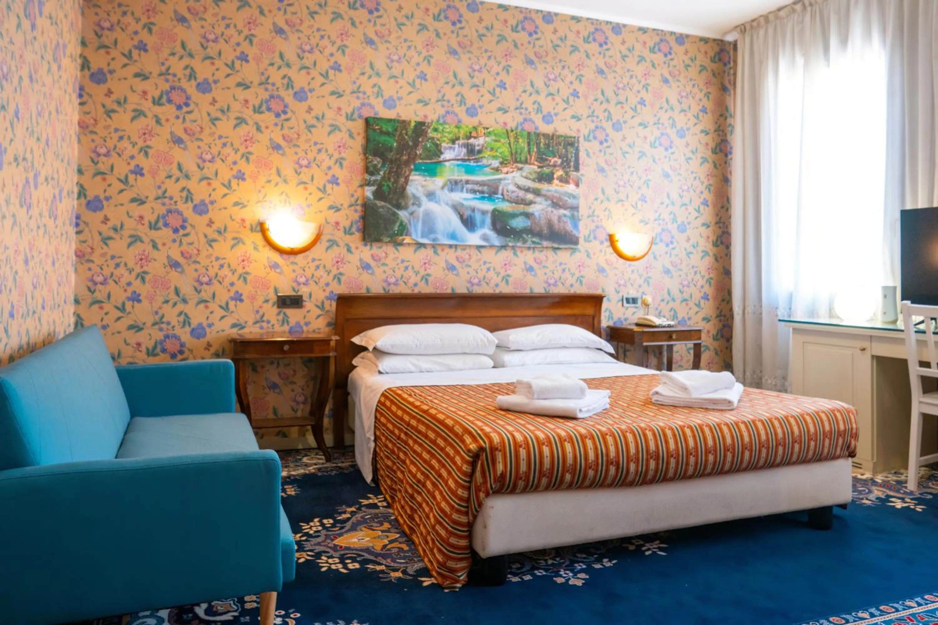 Bedroom, Bed in Hotel alla giustizia