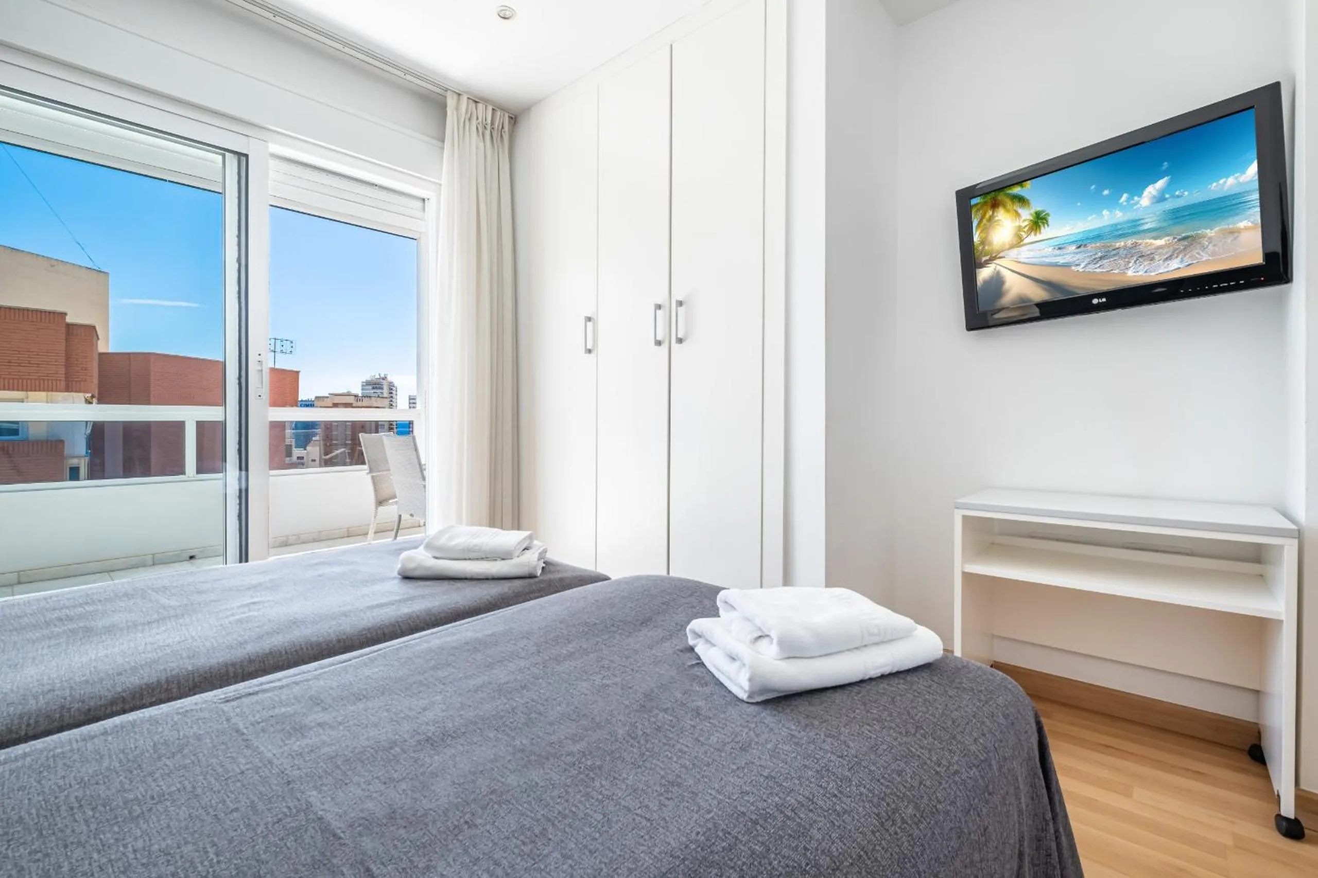 Bed in Apartamentos Les Dunes Centro Levante Beach