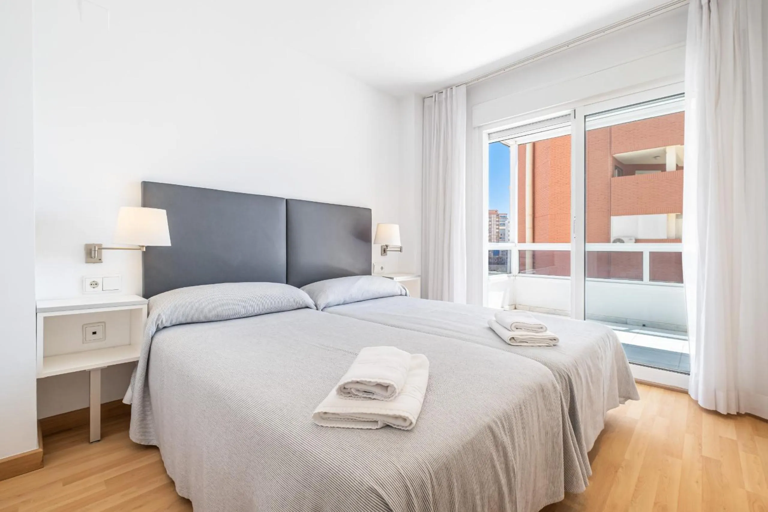 Bed in Apartamentos Les Dunes Centro Levante Beach