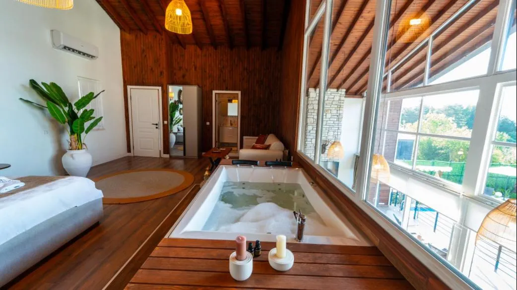 Bed in Trio Palazio Sapanca