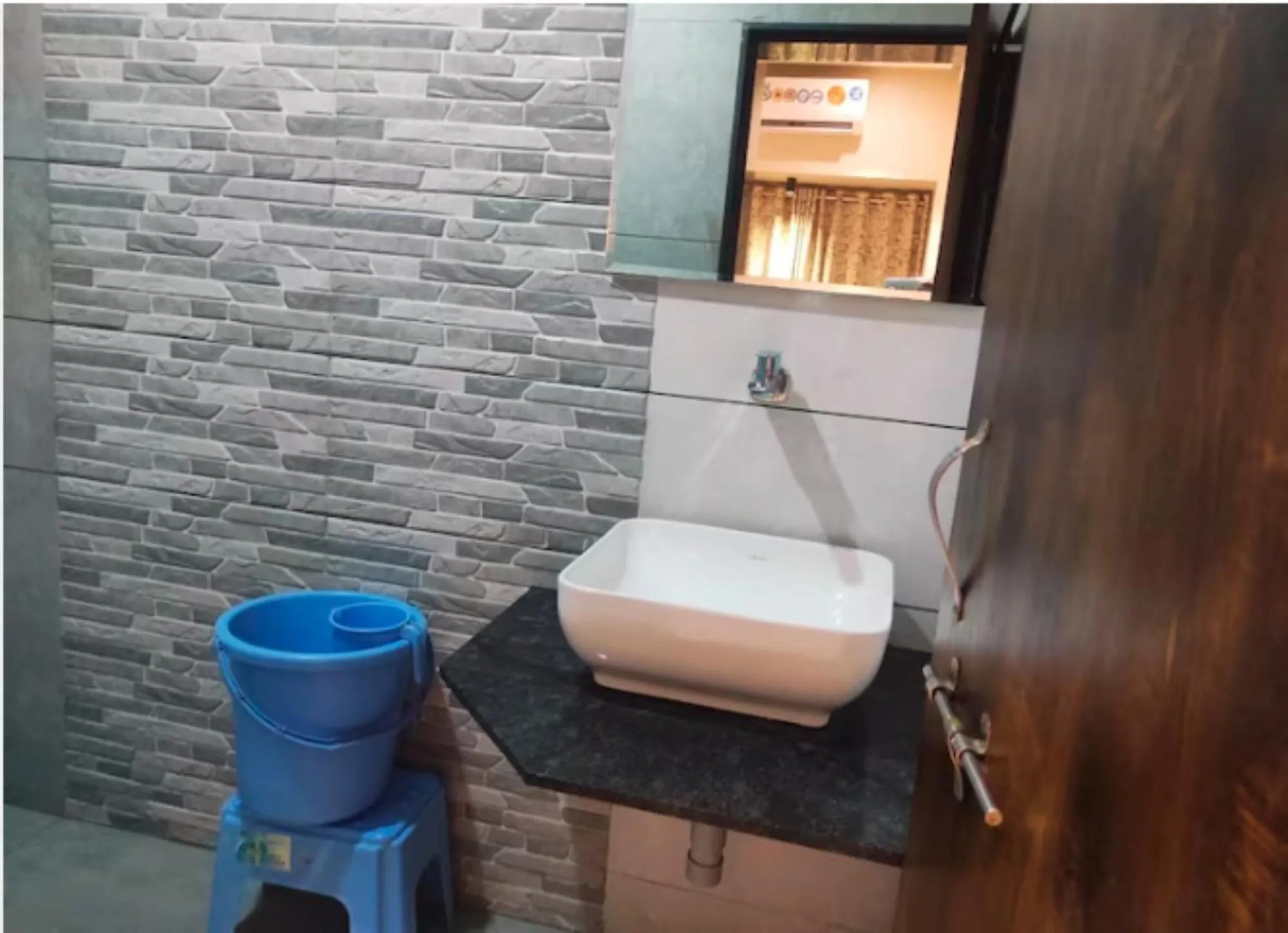 Bathroom in Hotel Vrindavan Deluxe Kolhapur NEAR CENTRAL BUS STAND
