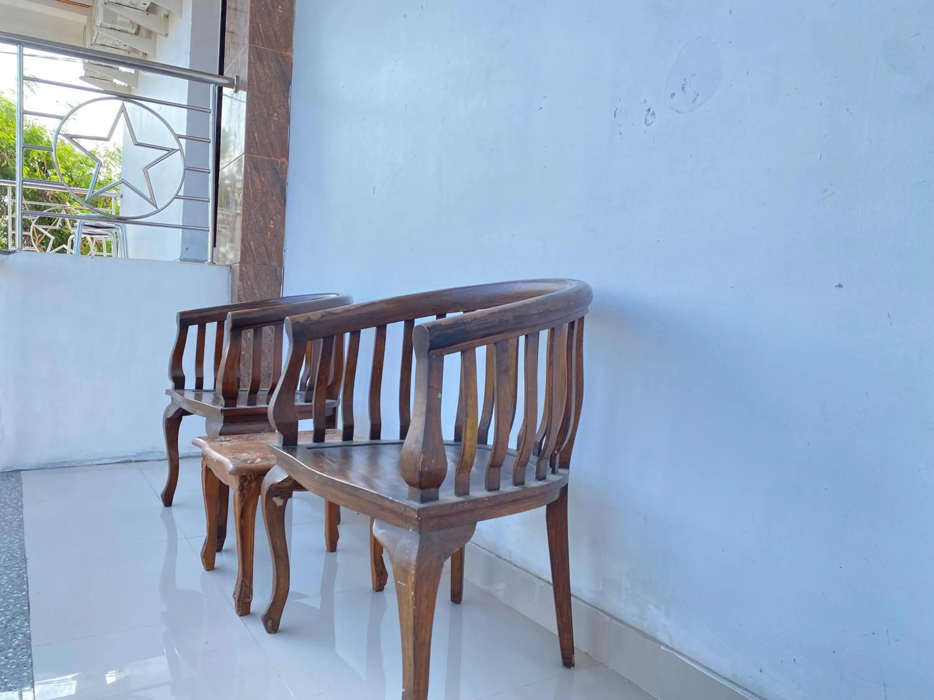 Seating area in d'WF Hotel