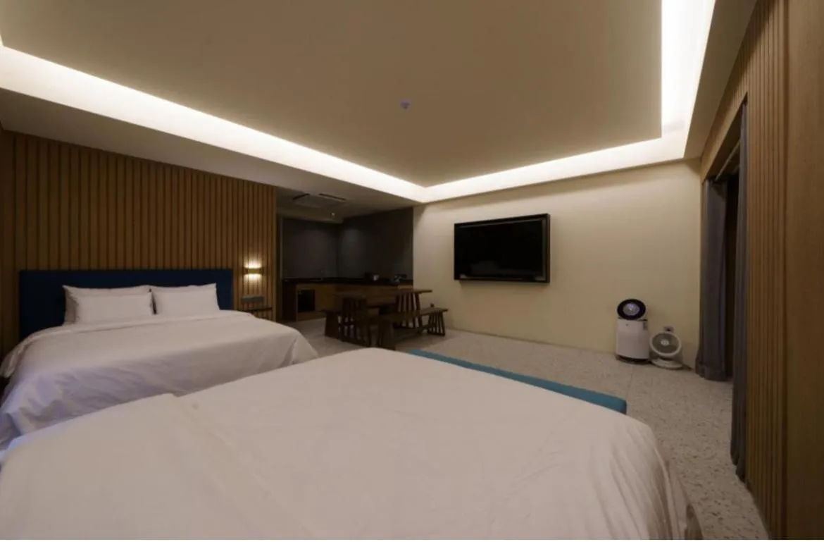 Bed in Yeonggwang Hound Hotel