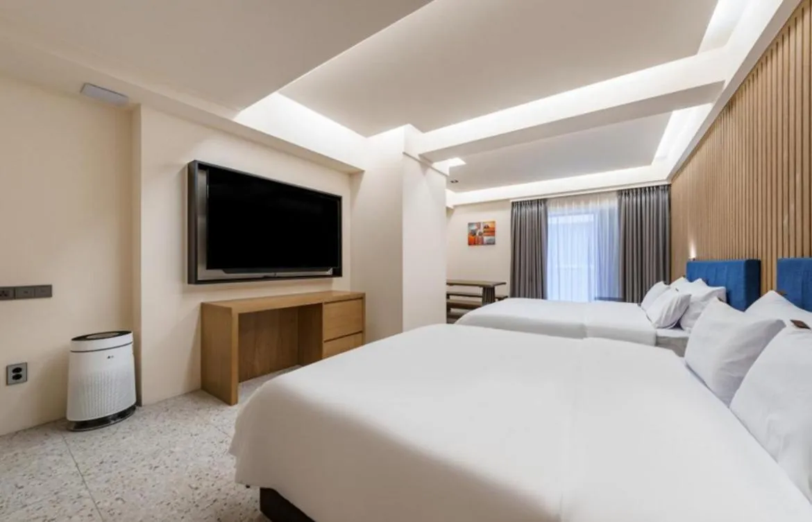 Bed in Yeonggwang Hound Hotel