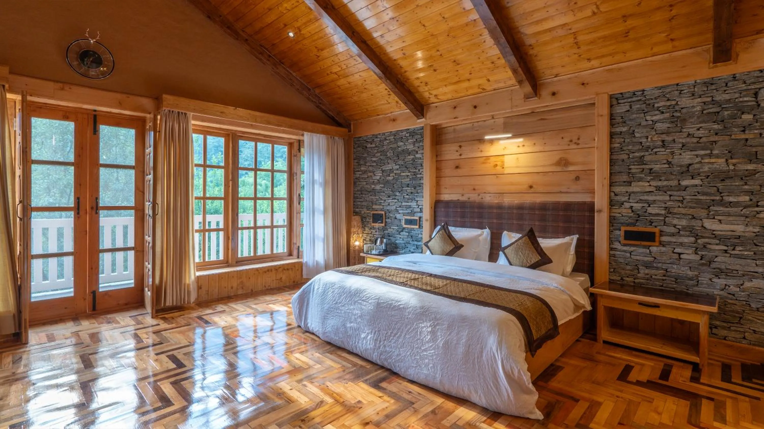 Bedroom in Somvan Chalet by Mick-Hans