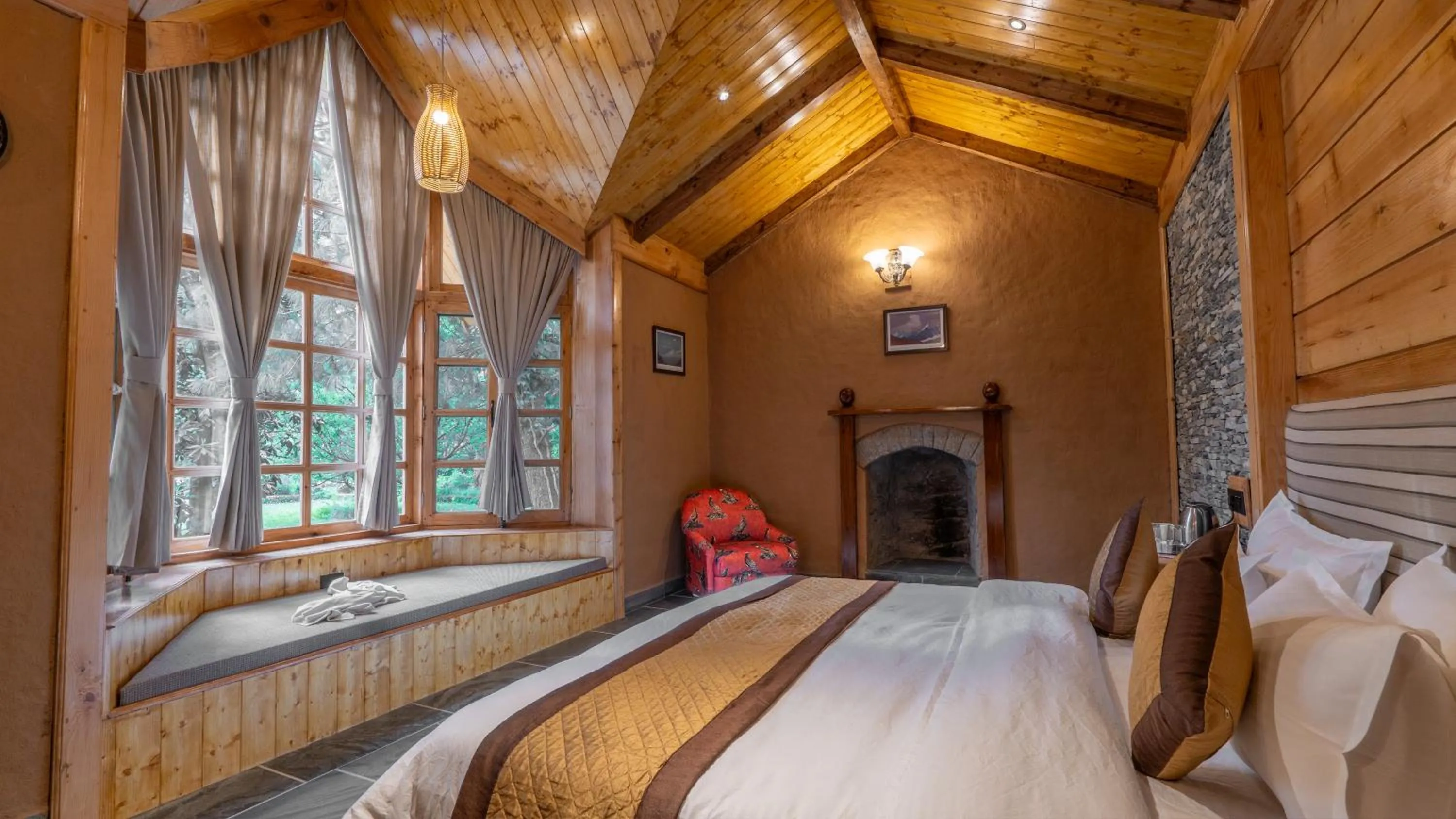 Bedroom in Somvan Chalet by Mick-Hans