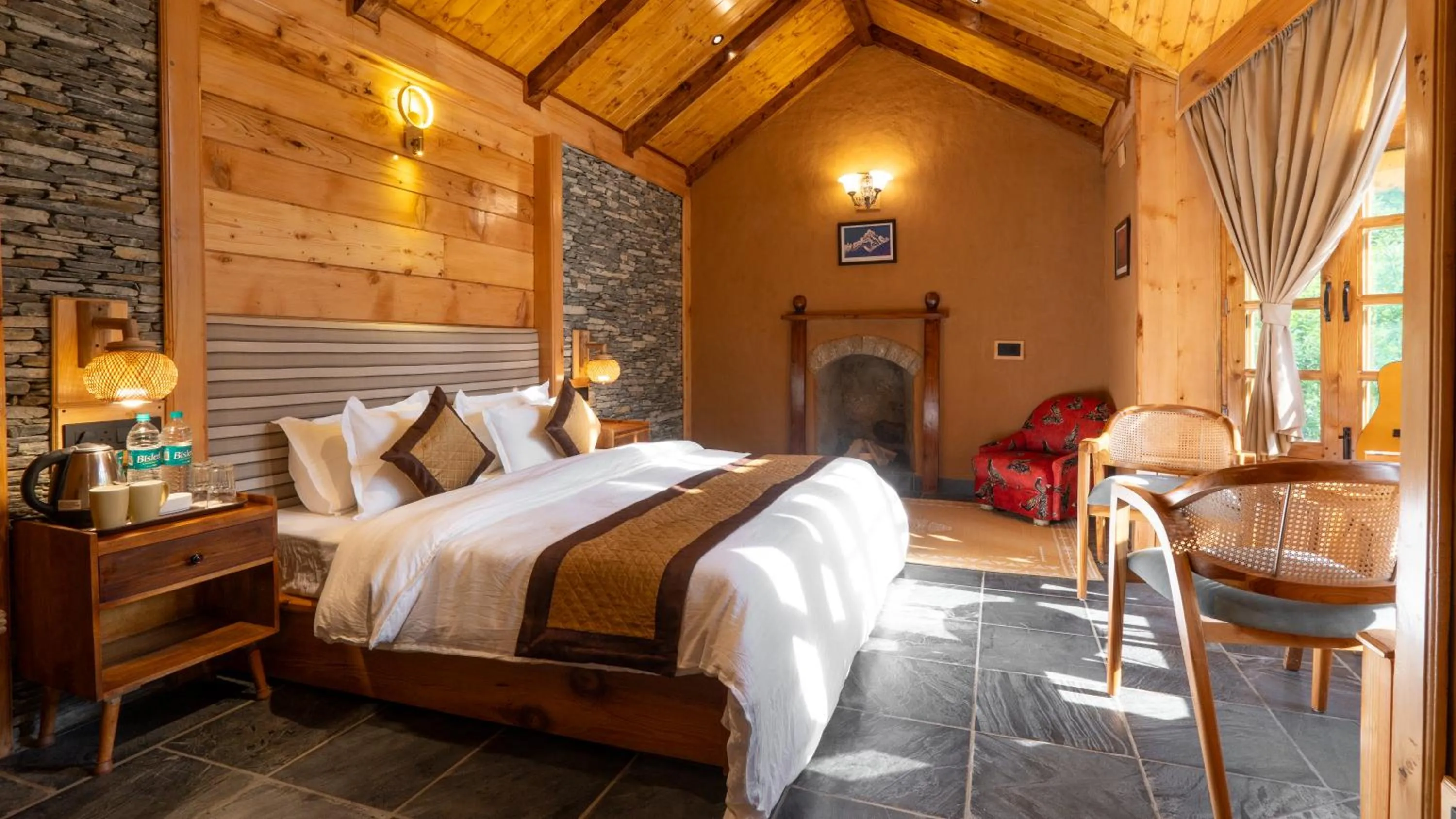 Bedroom in Somvan Chalet by Mick-Hans
