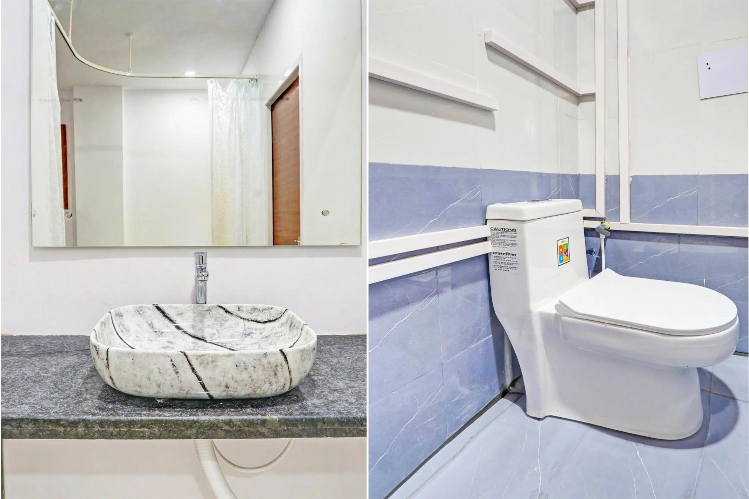 Bathroom in Super Hotel O Karmanghat Near TKR khaman