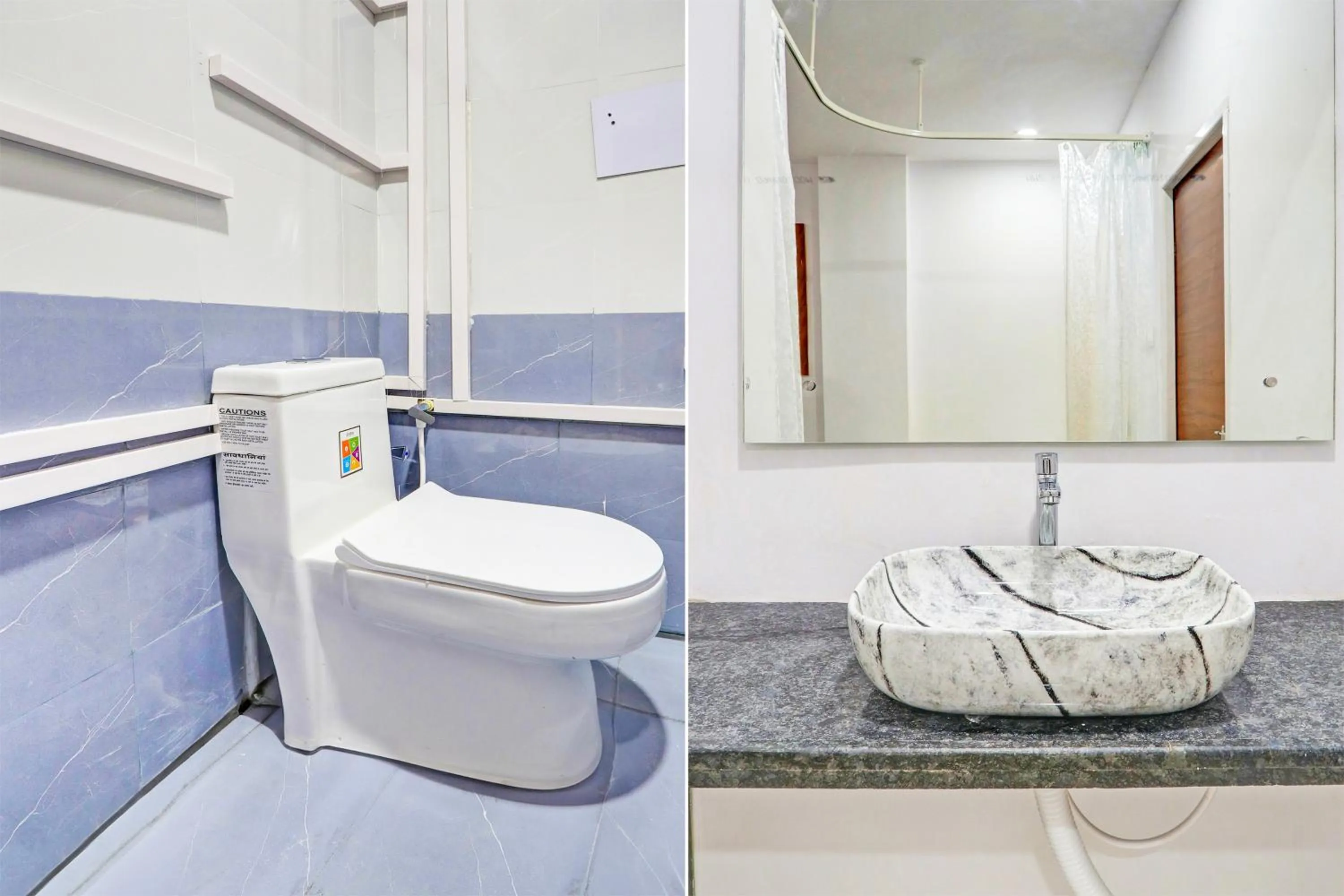 Bathroom in Super Hotel O Karmanghat Near TKR khaman