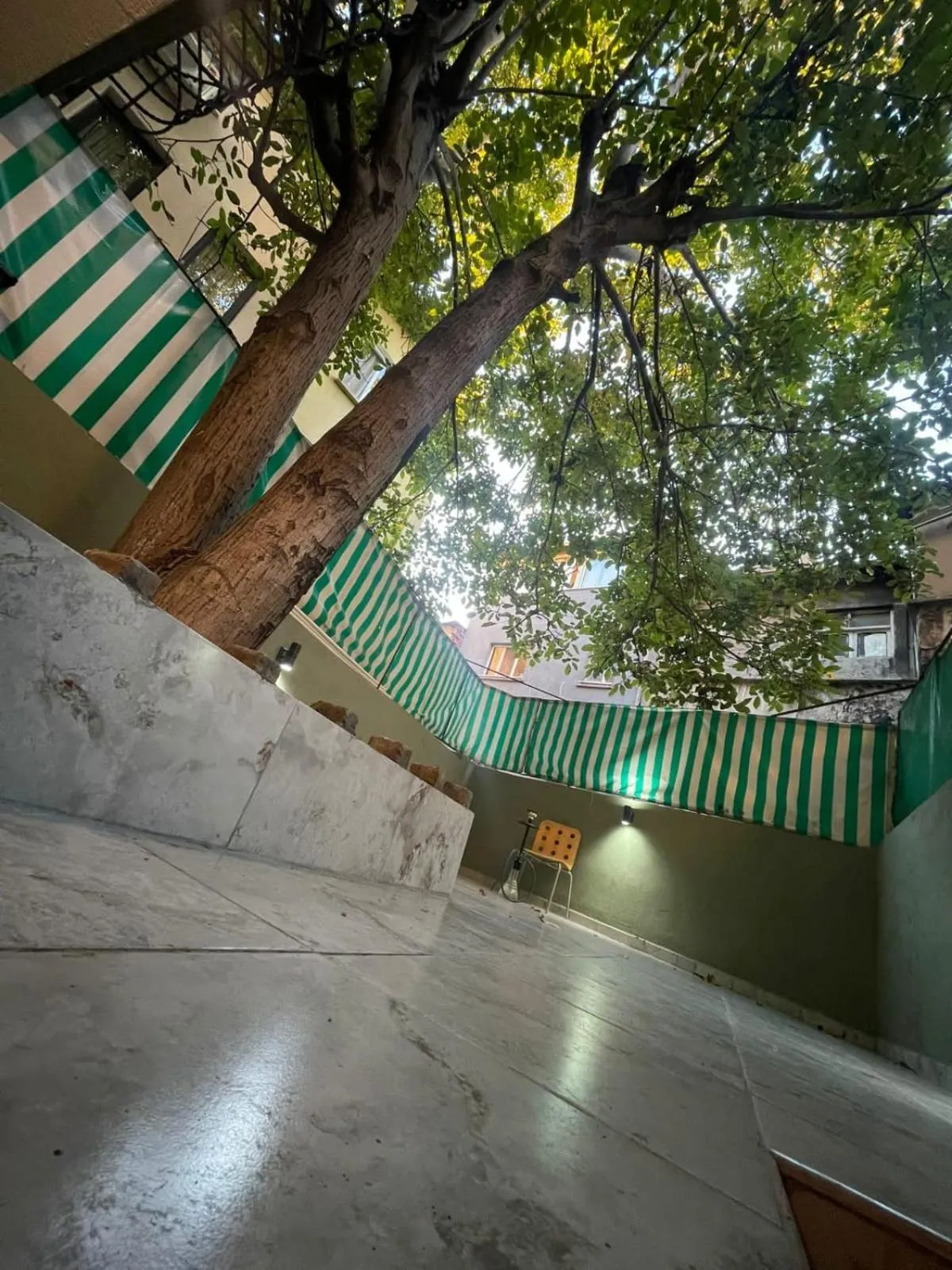 Garden view in Taksim academie house