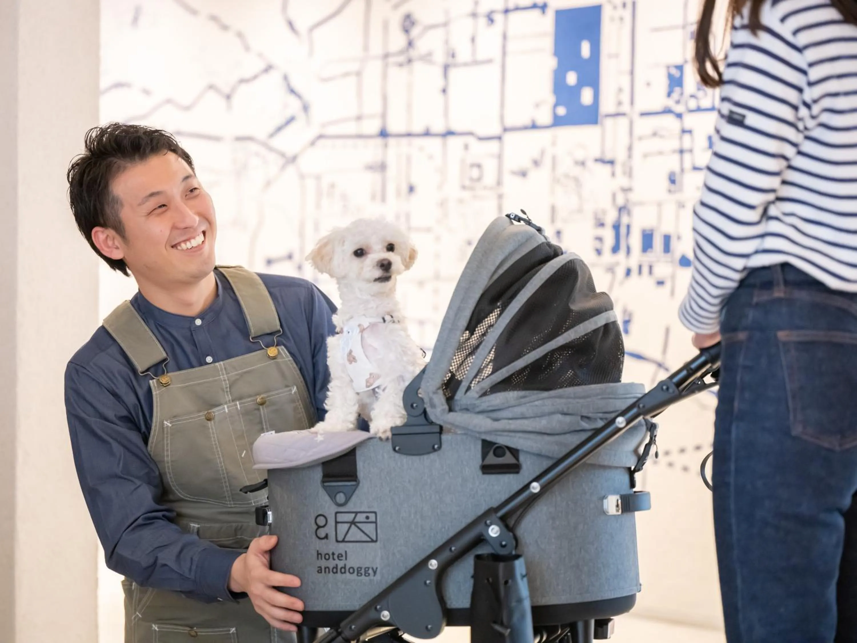 Lobby or reception in hotel anddoggy Kyoto Nijo