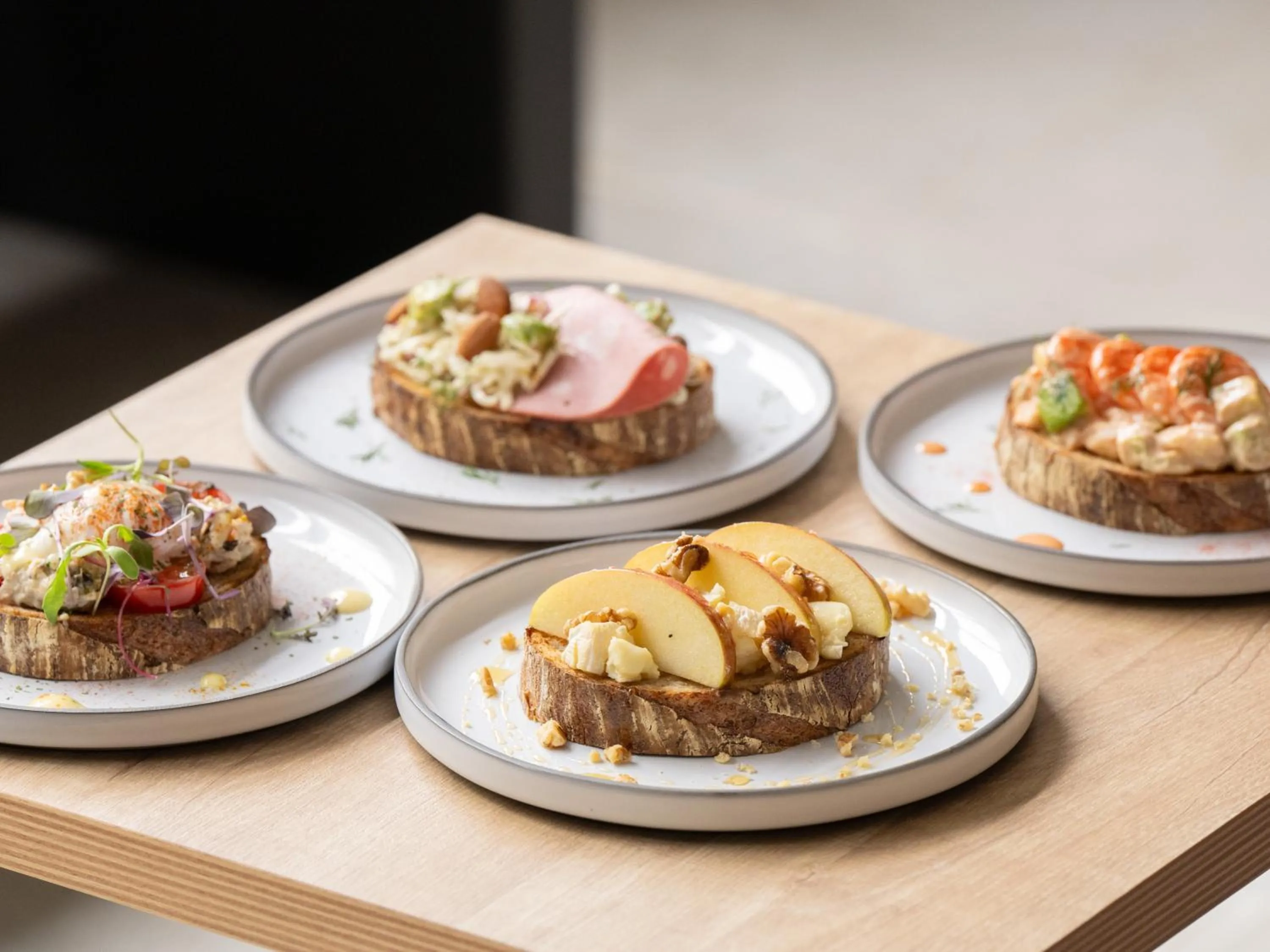 Breakfast in hotel anddoggy Kyoto Nijo