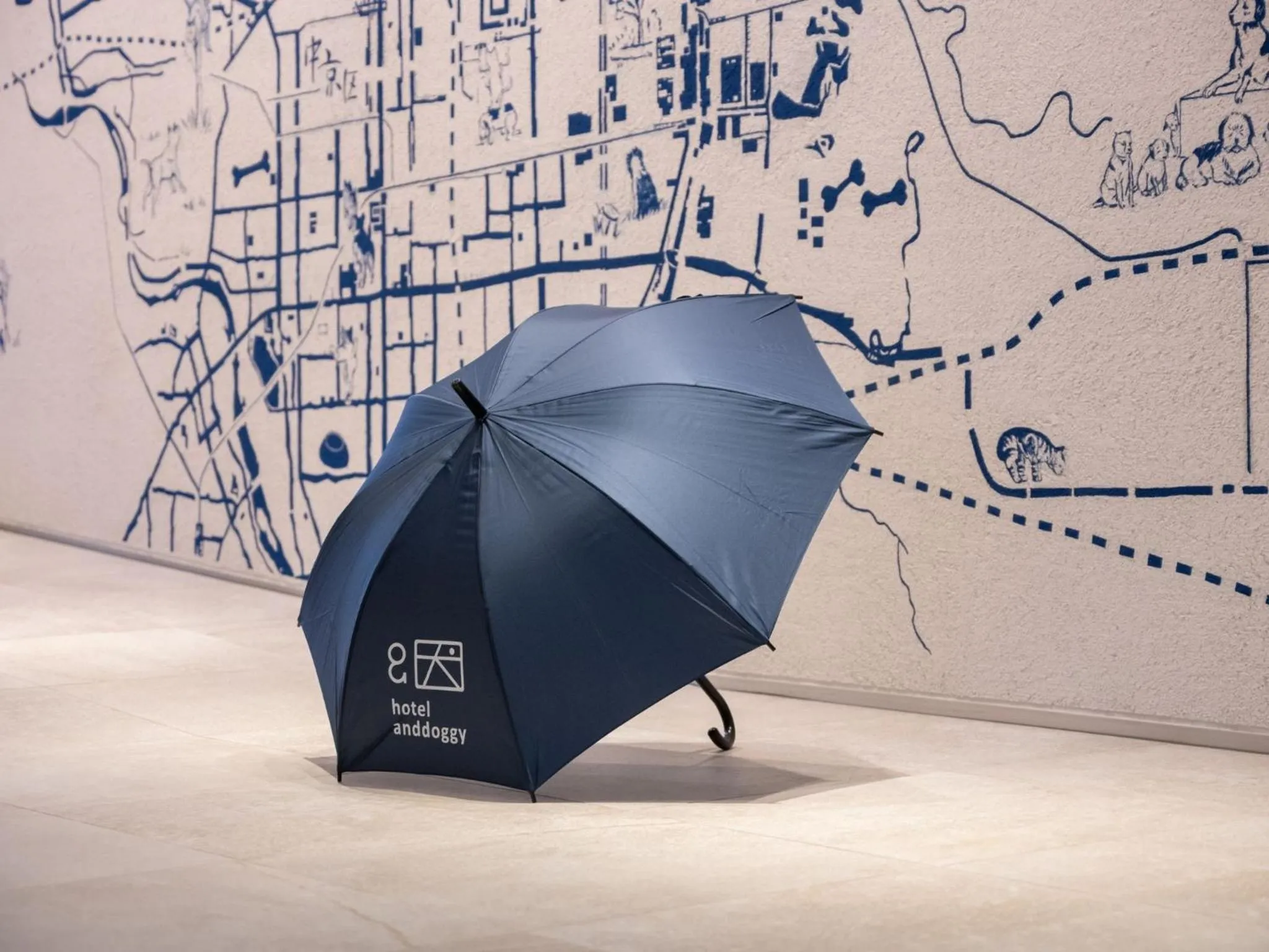 Bedroom in hotel anddoggy Kyoto Nijo