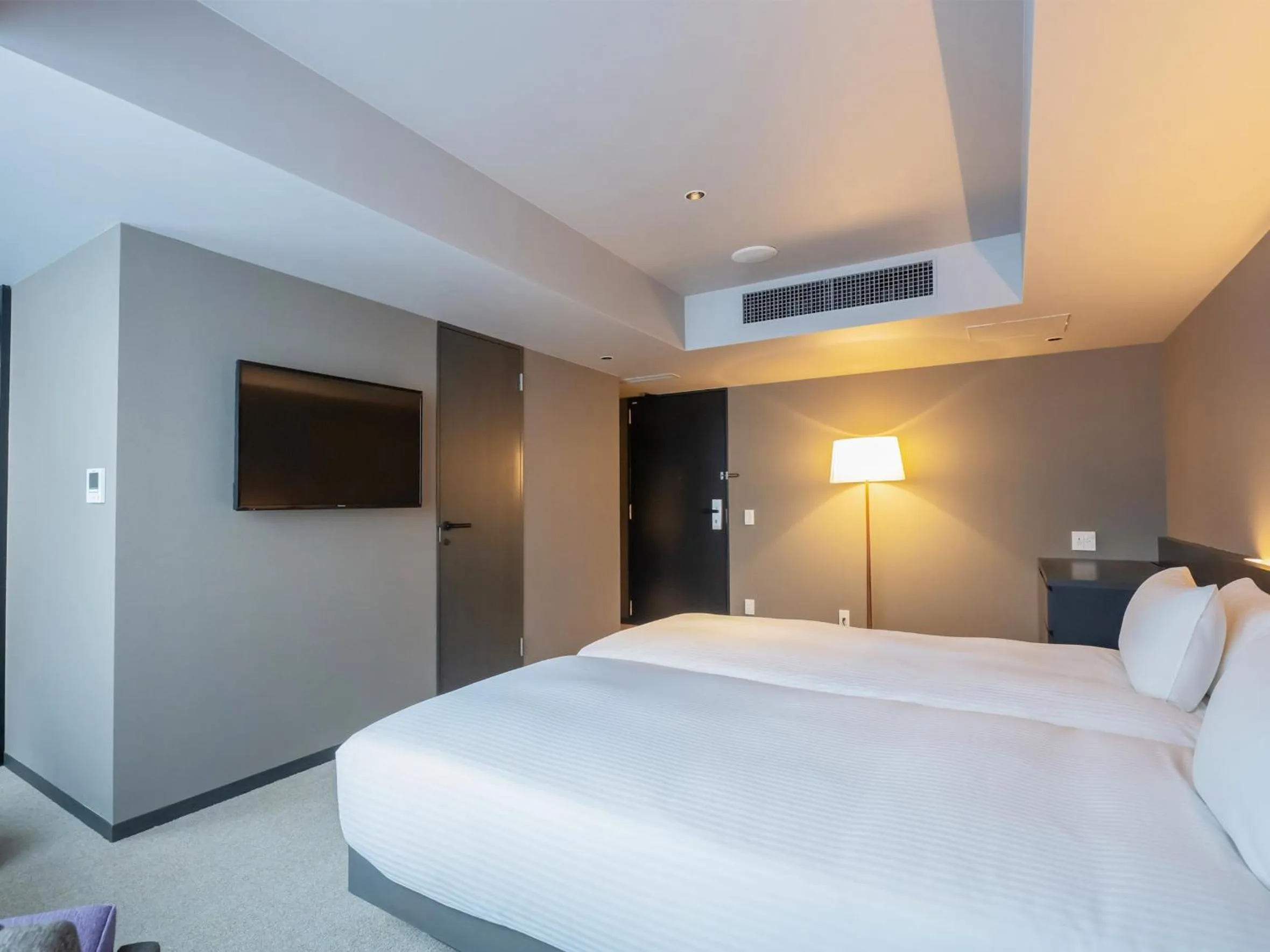 Photo of the whole room, Bed in hotel anddoggy Kyoto Nijo