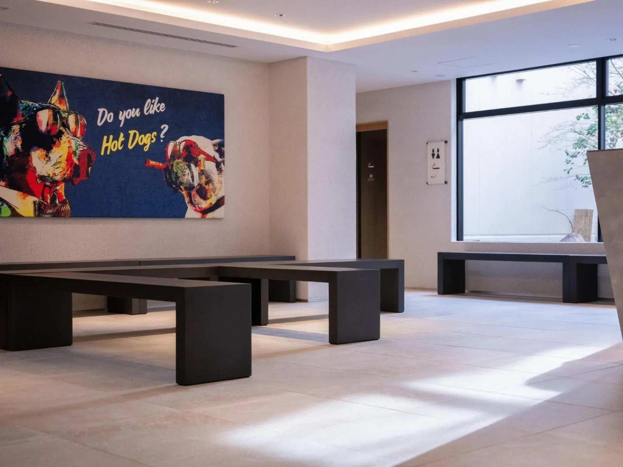 Area and facilities in hotel anddoggy Kyoto Nijo