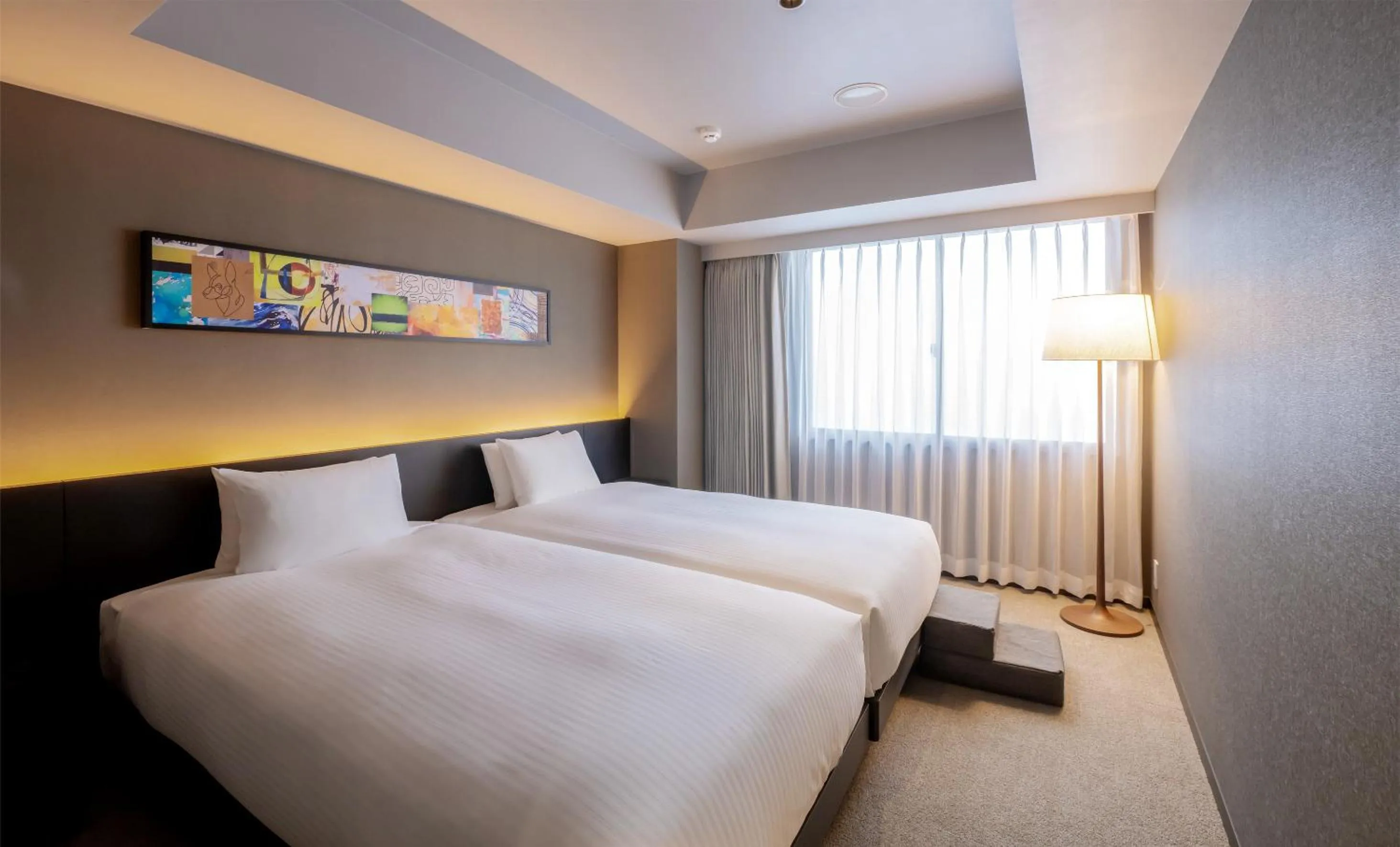 Bedroom, Bed in hotel anddoggy Kyoto Nijo