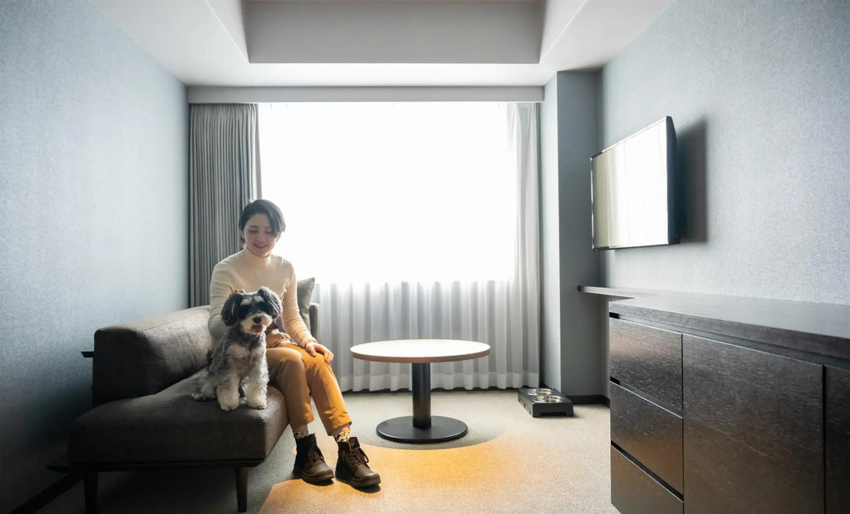 Grand Twin Room - Dog Friendly - Non-Smoking in hotel anddoggy Kyoto Nijo Grand Twin Room - Dog Friendly - Non-Smoking in hotel anddoggy Kyoto Nijo