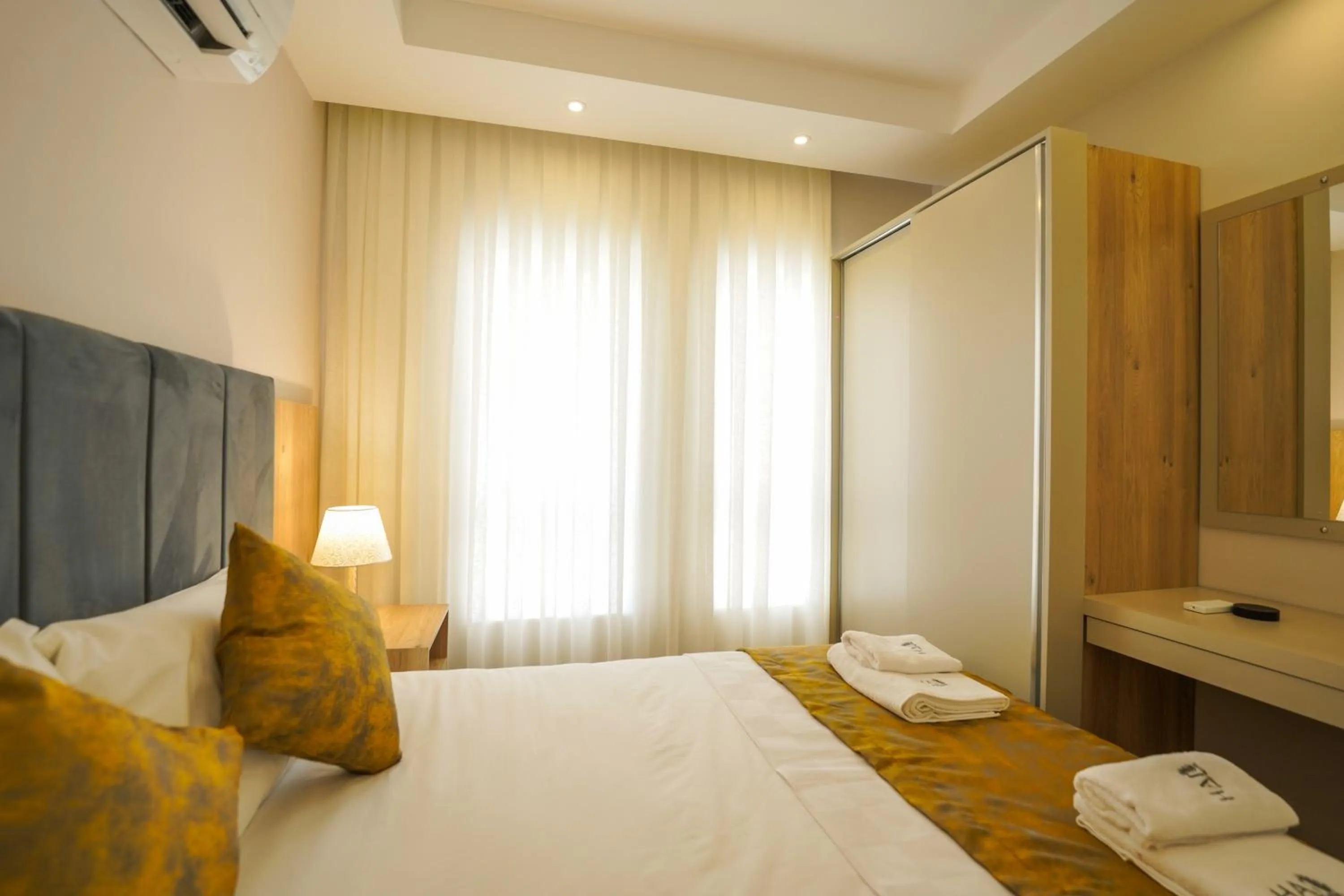 Bed in Han Apart Hotel Side