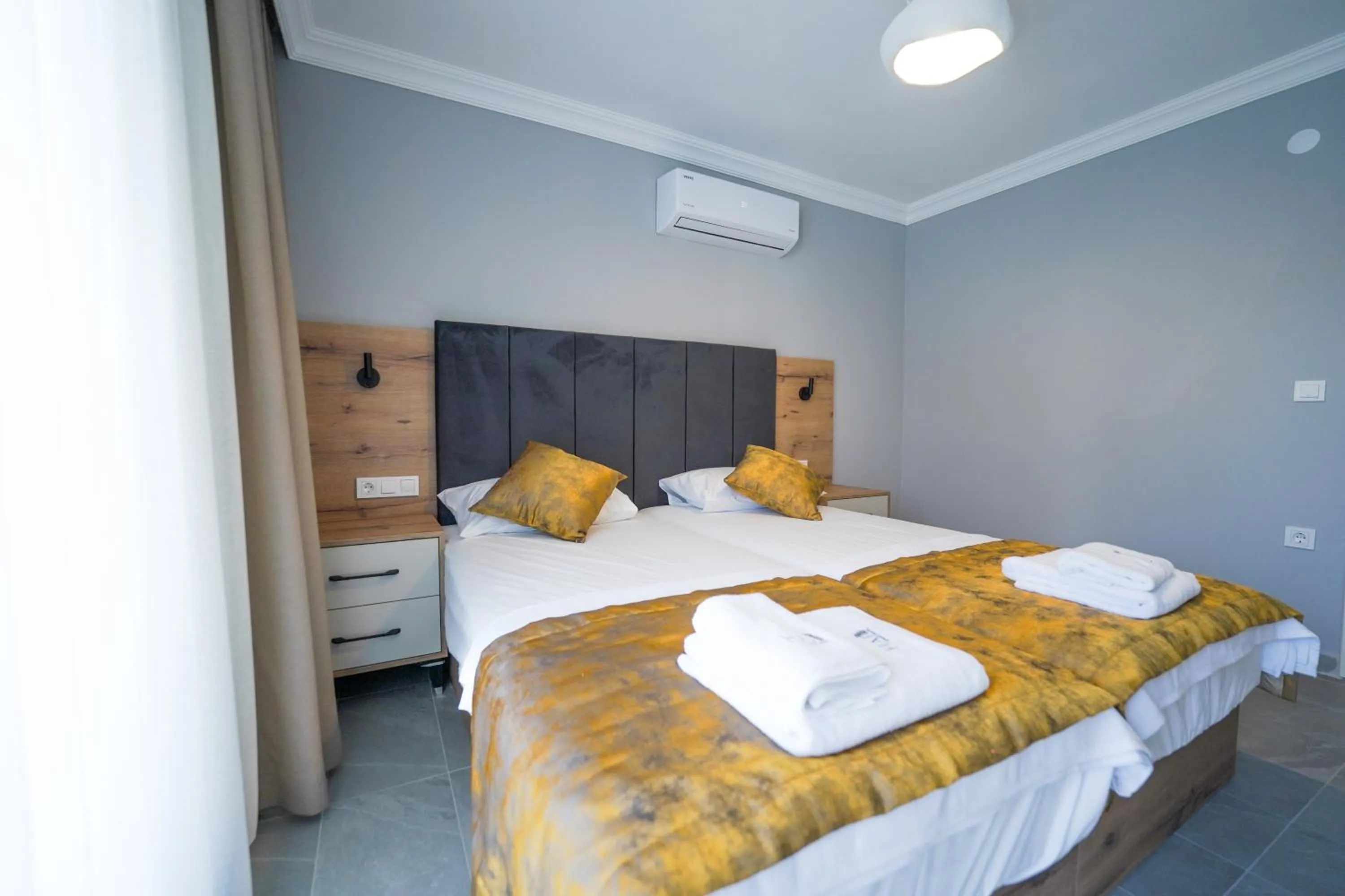 Bed in Han Apart Hotel Side