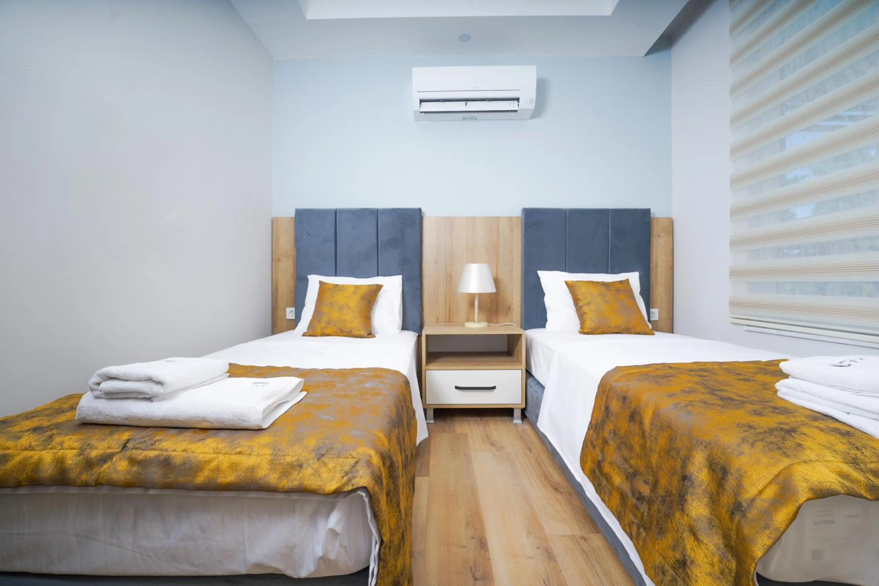 Bed in Han Apart Hotel Side