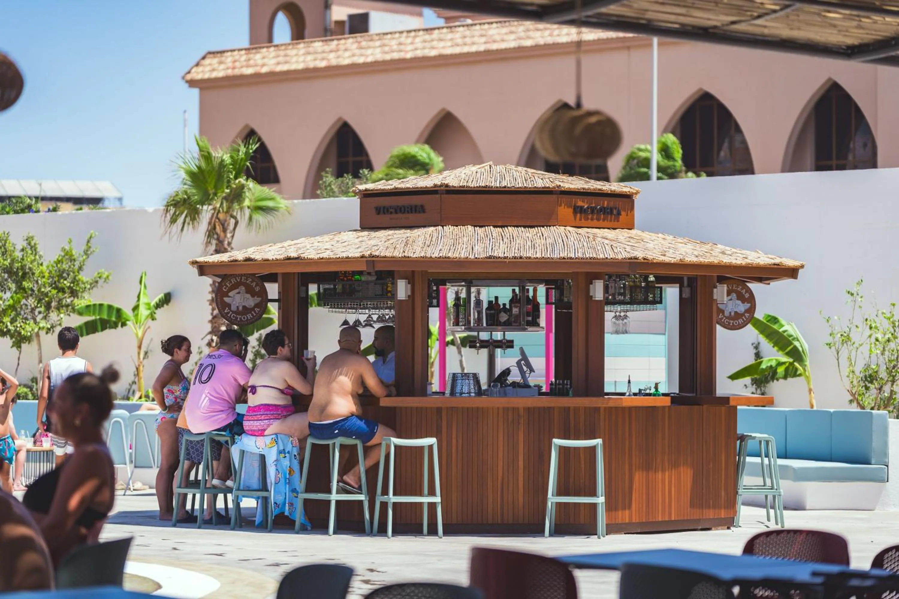 Swimming pool in Costa del Sol Glamping Village