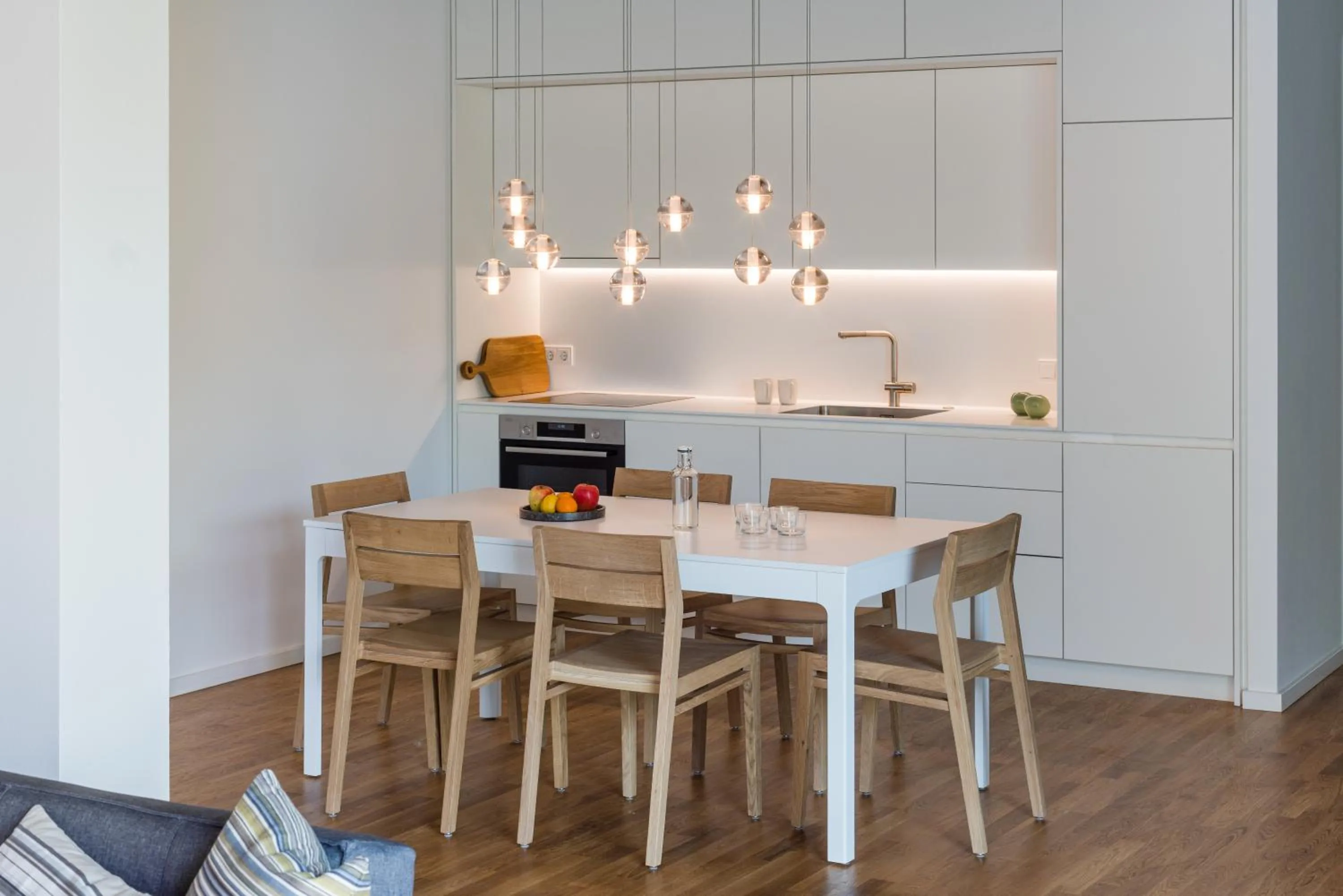 Kitchen or kitchenette in Wilmina Apartments & Lofts