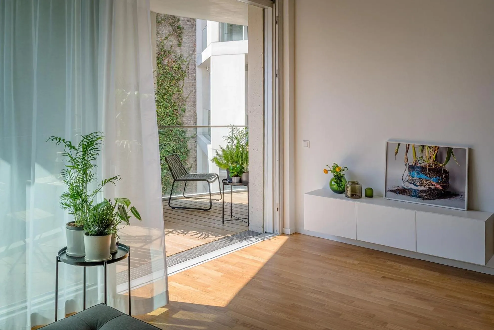 Living room in Wilmina Apartments & Lofts