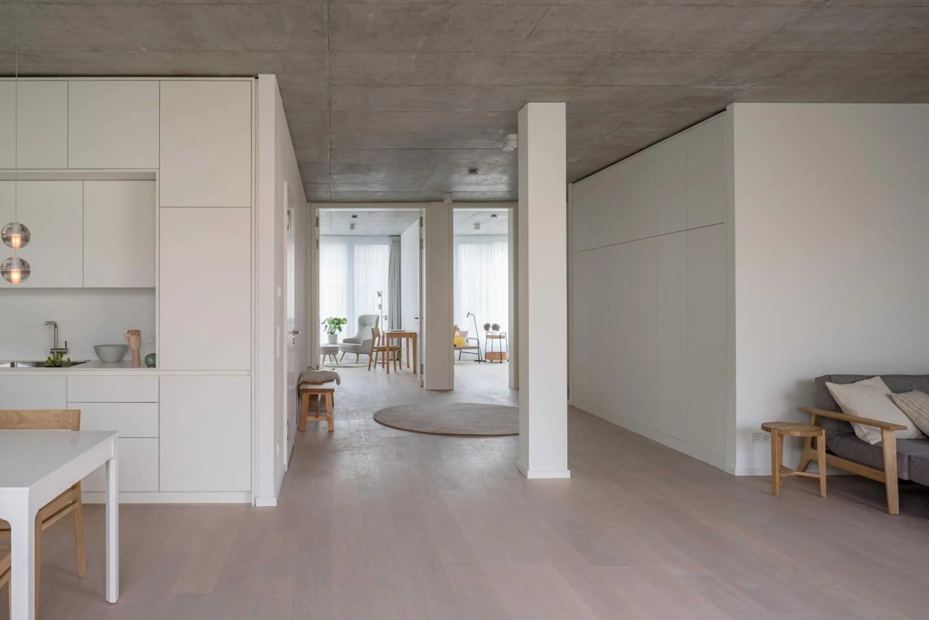 Seating area in Wilmina Apartments & Lofts