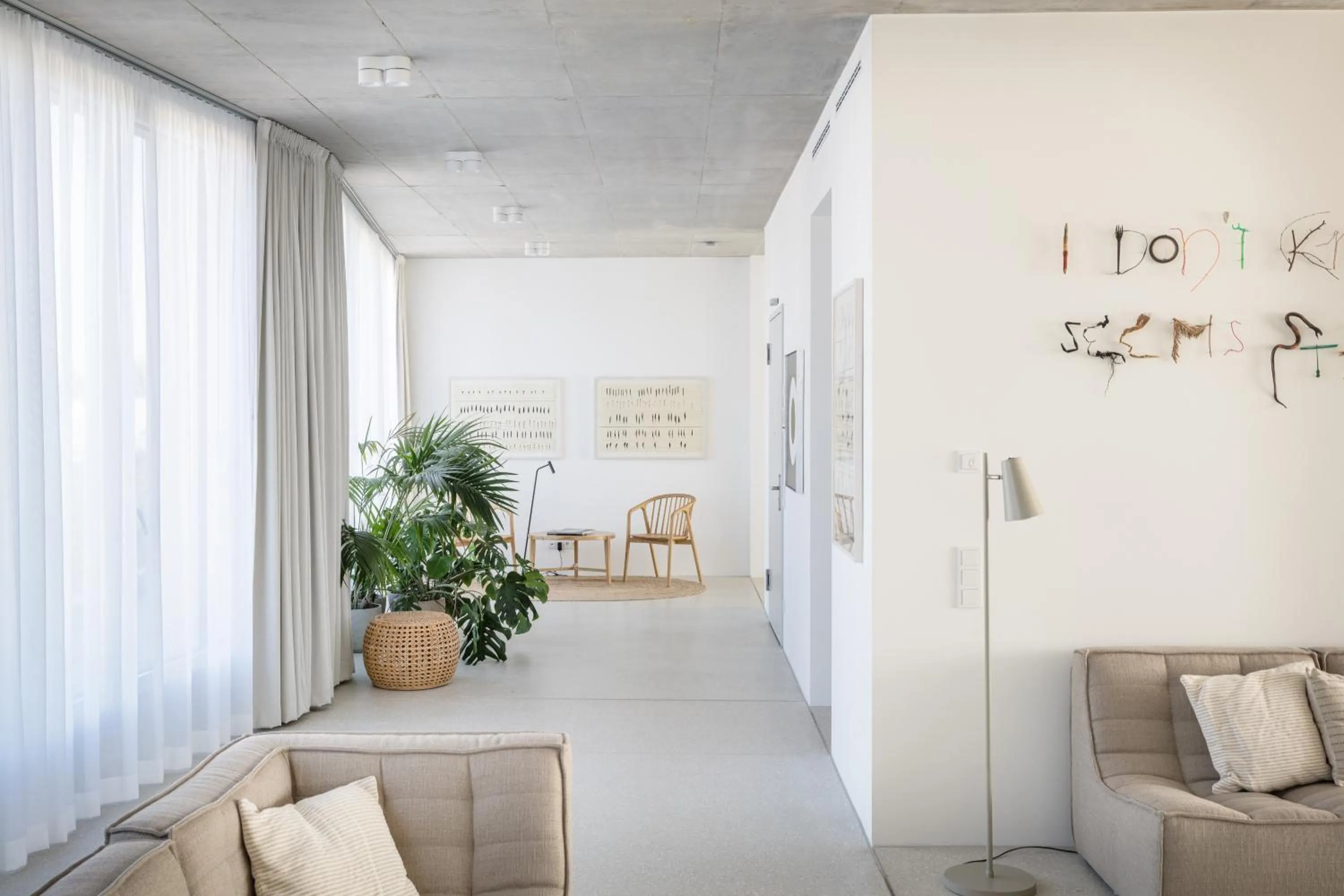 Living room in Wilmina Apartments & Lofts