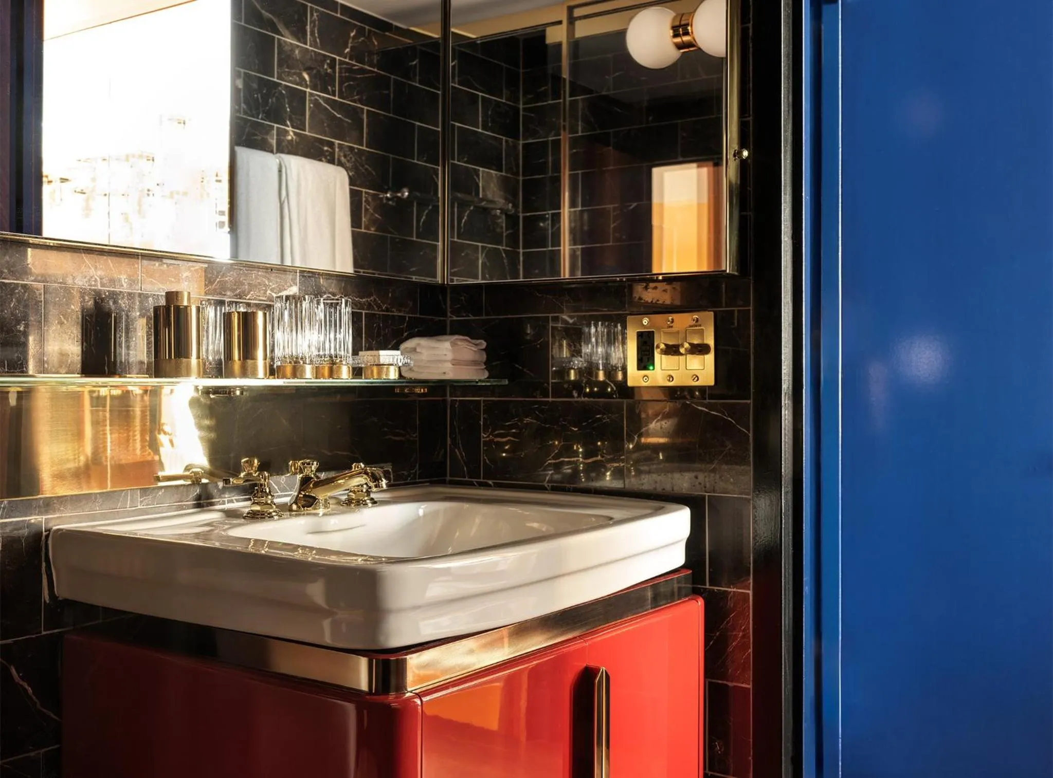 Bathroom in The Manner, The Unbound Collection by Hyatt