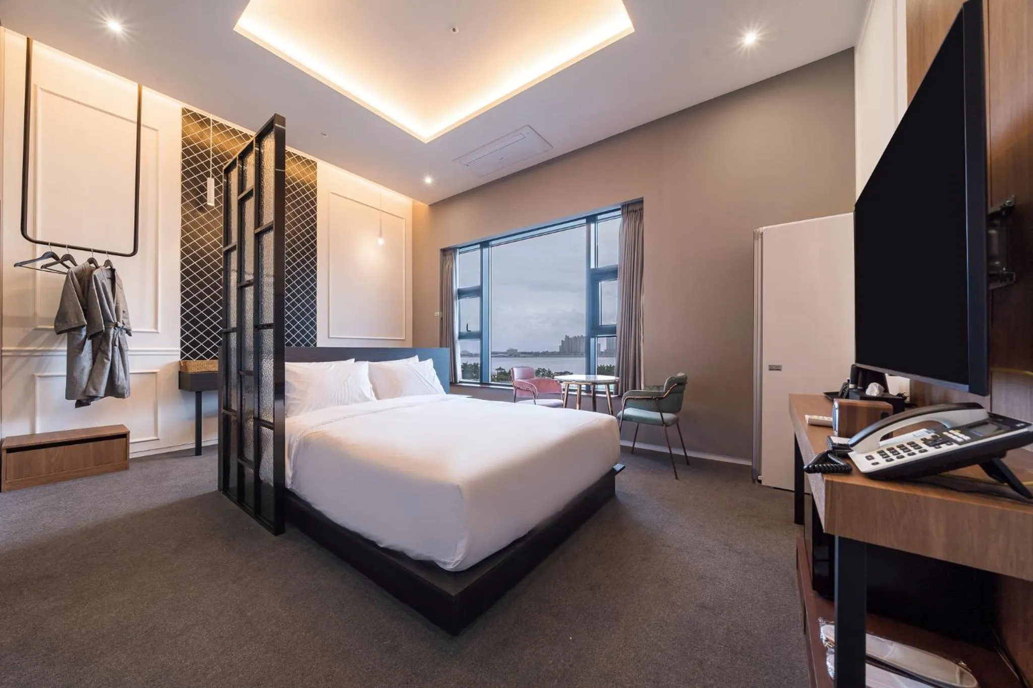 Bed in Hotel Haedeun