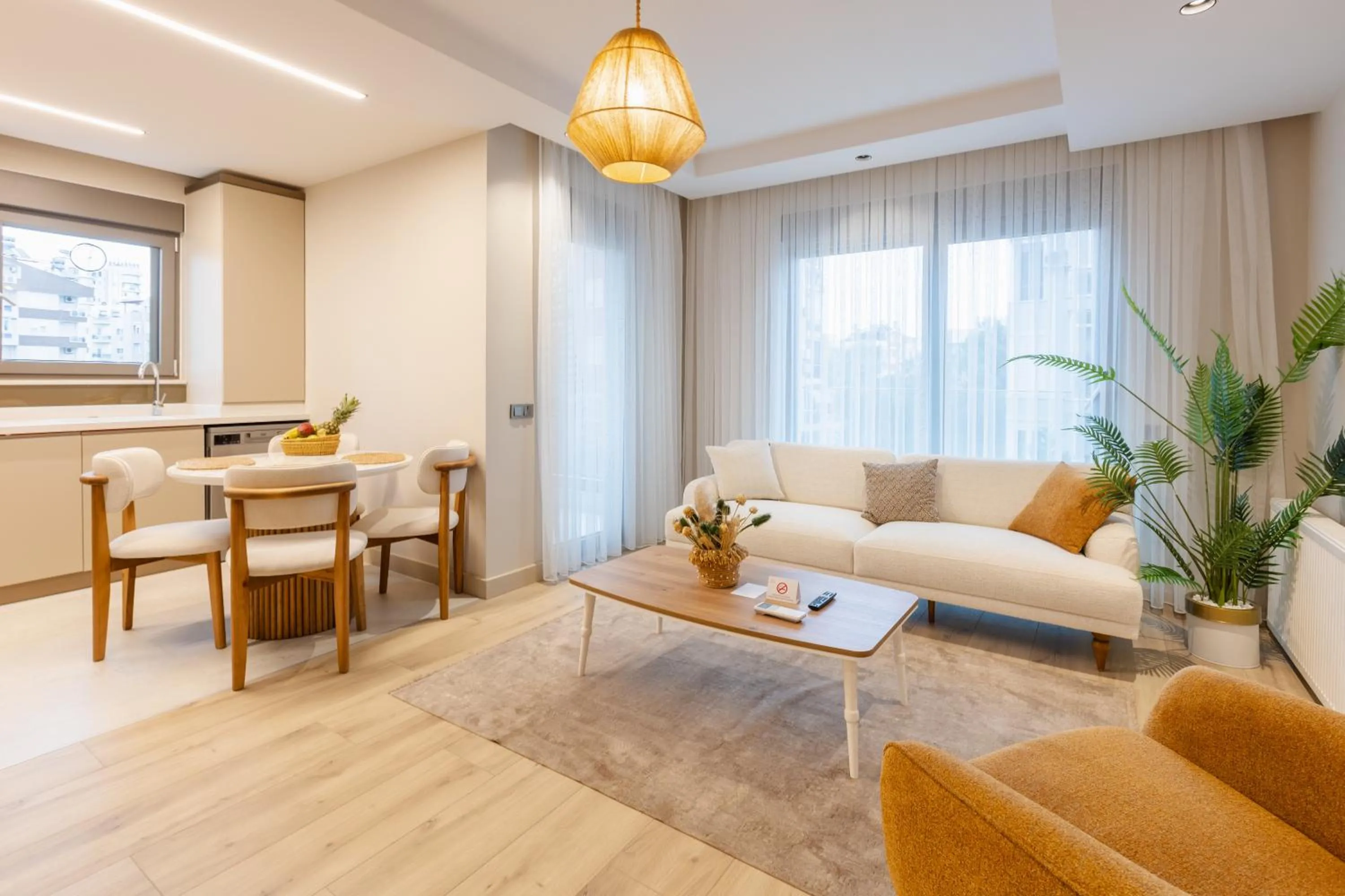 Living room in Los Suites