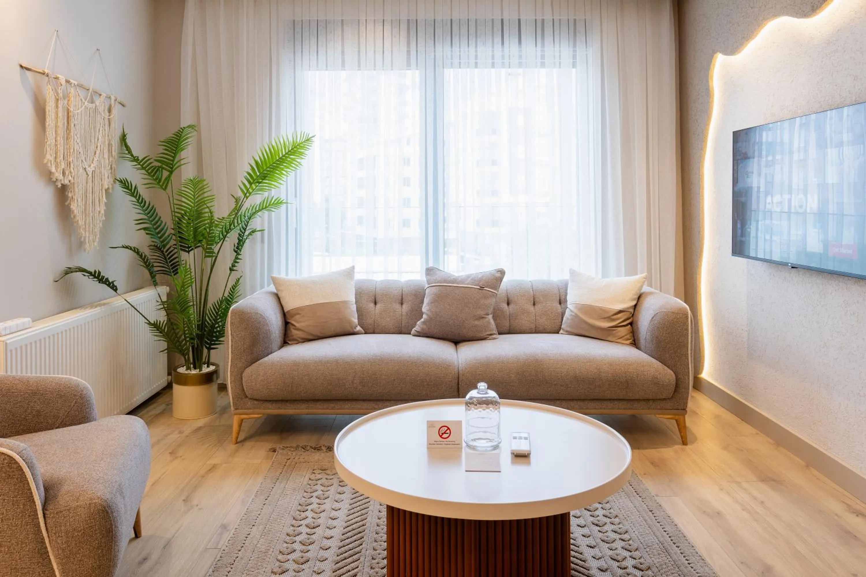 Living room in Los Suites