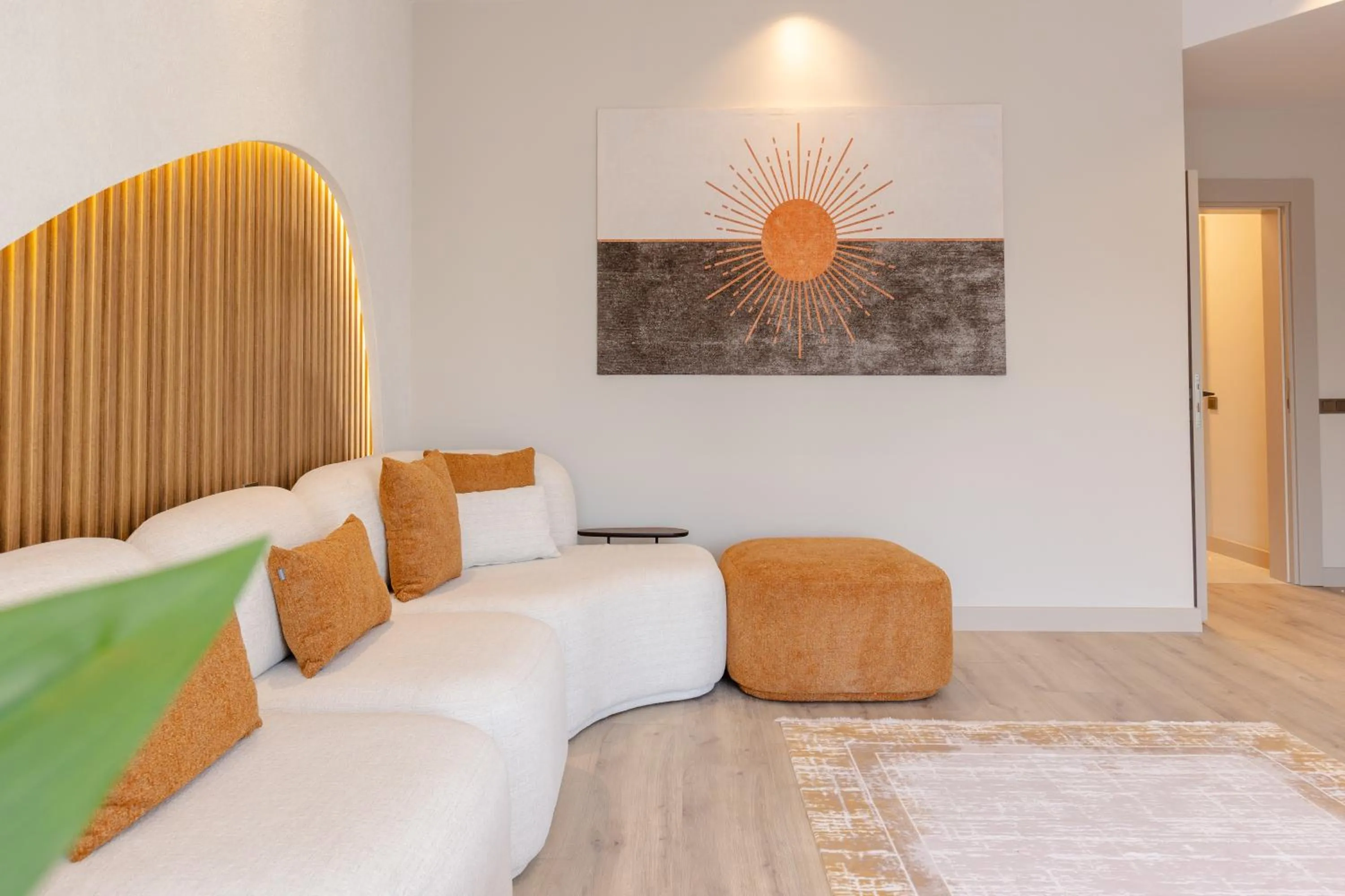 Communal lounge/ TV room in Los Suites