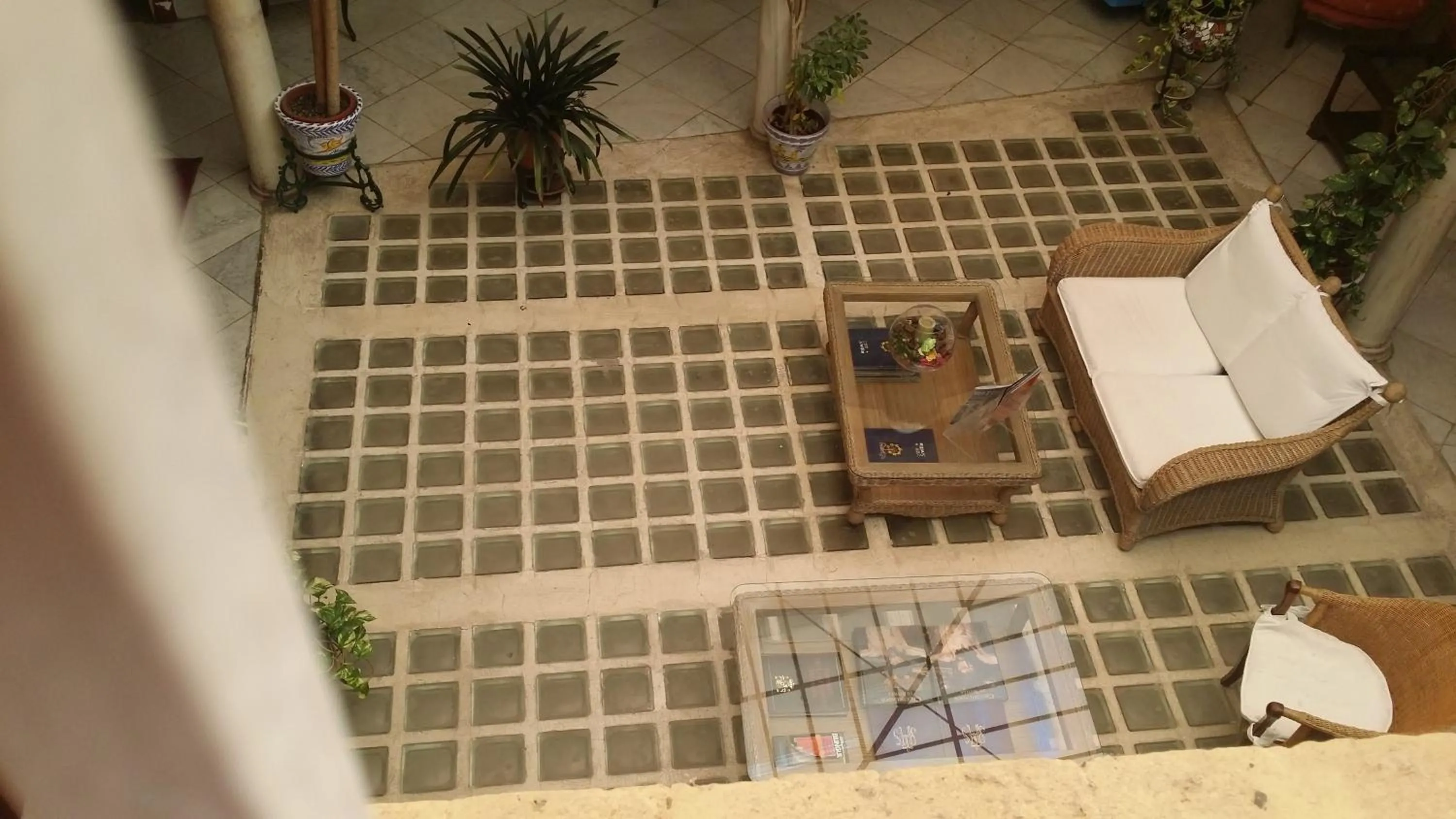 Patio in Hostal Sierpes