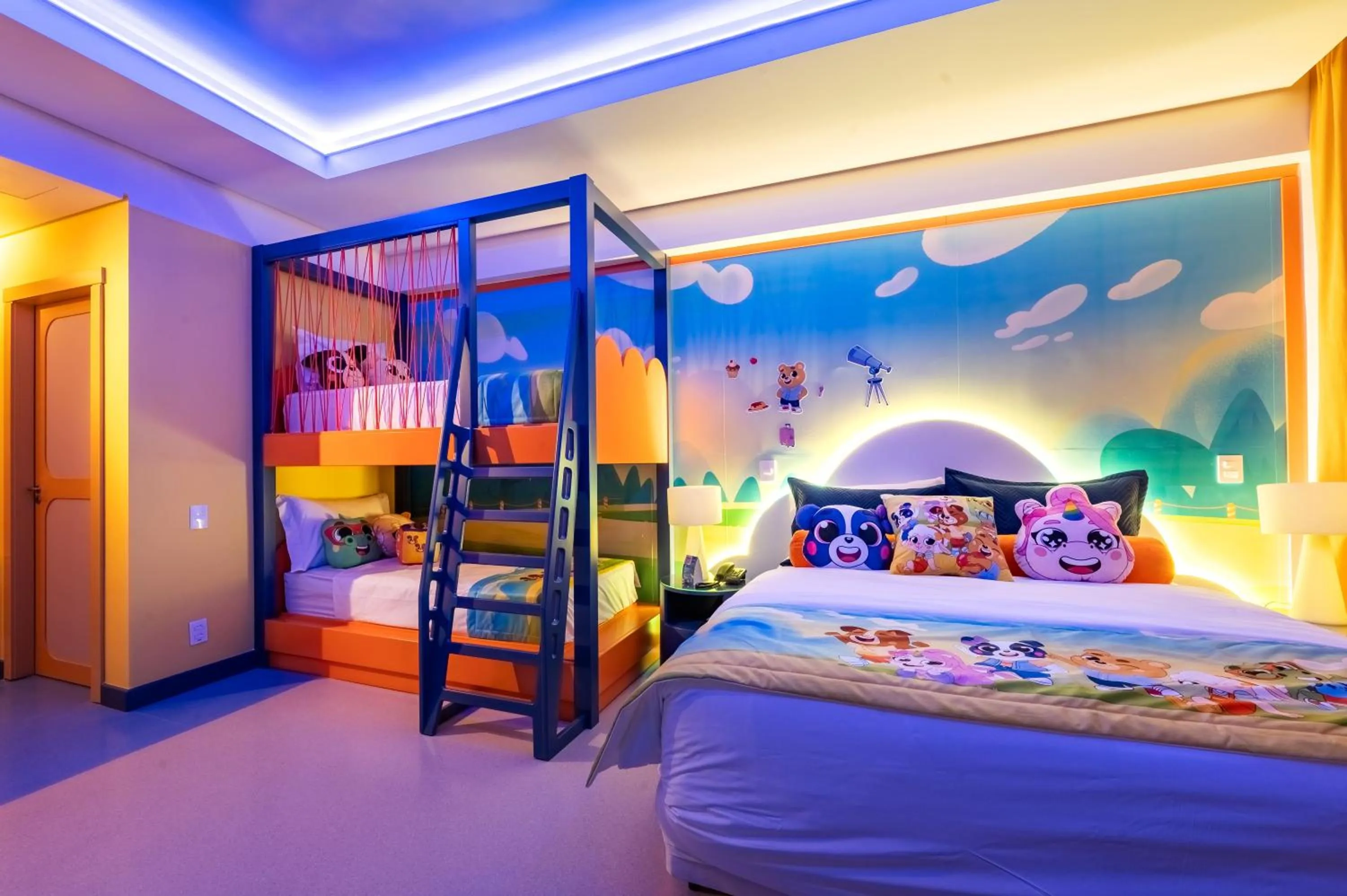 Bed in Mundo Criamigos Hotel Gramado