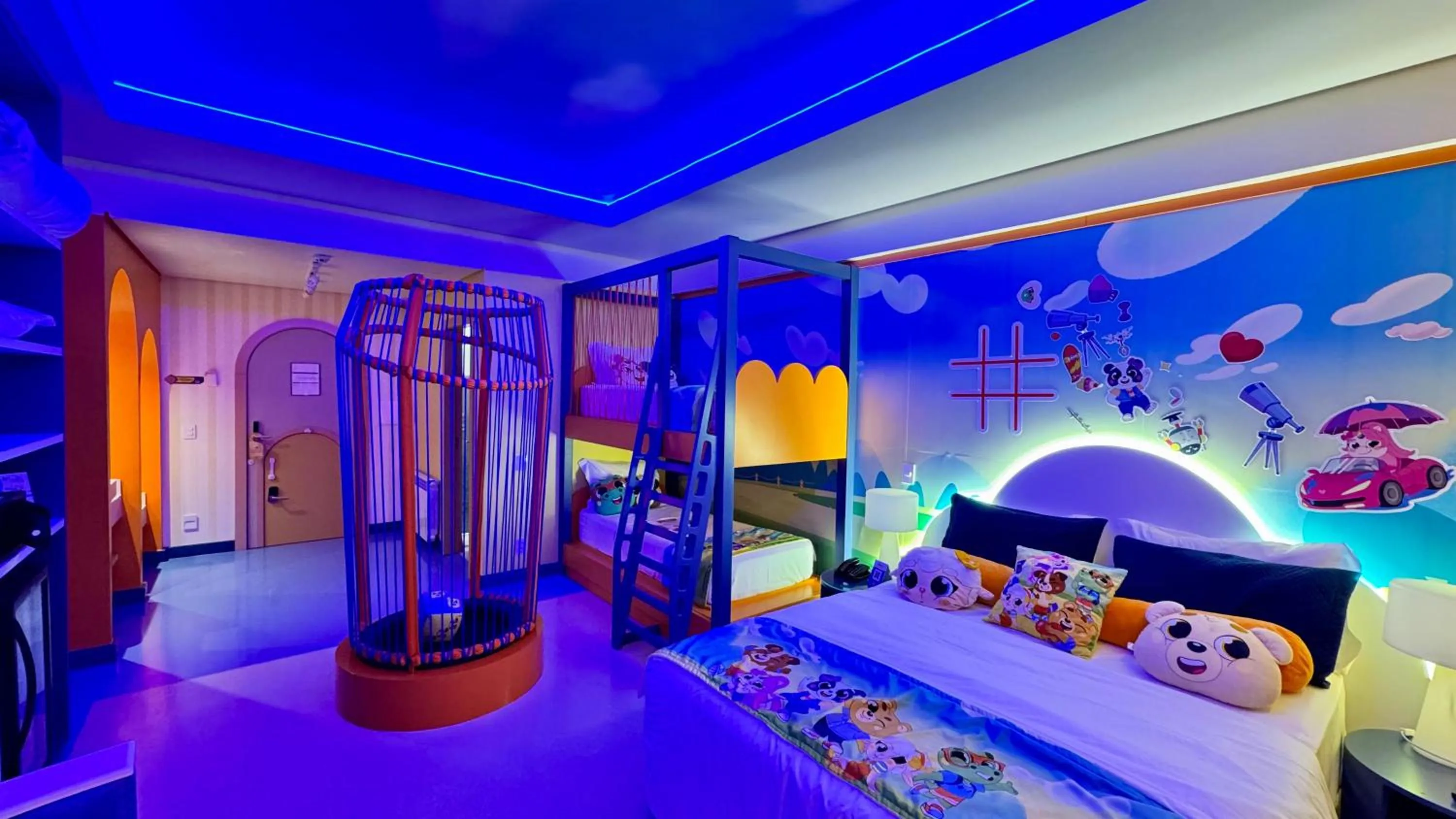 Bed in Mundo Criamigos Hotel Gramado