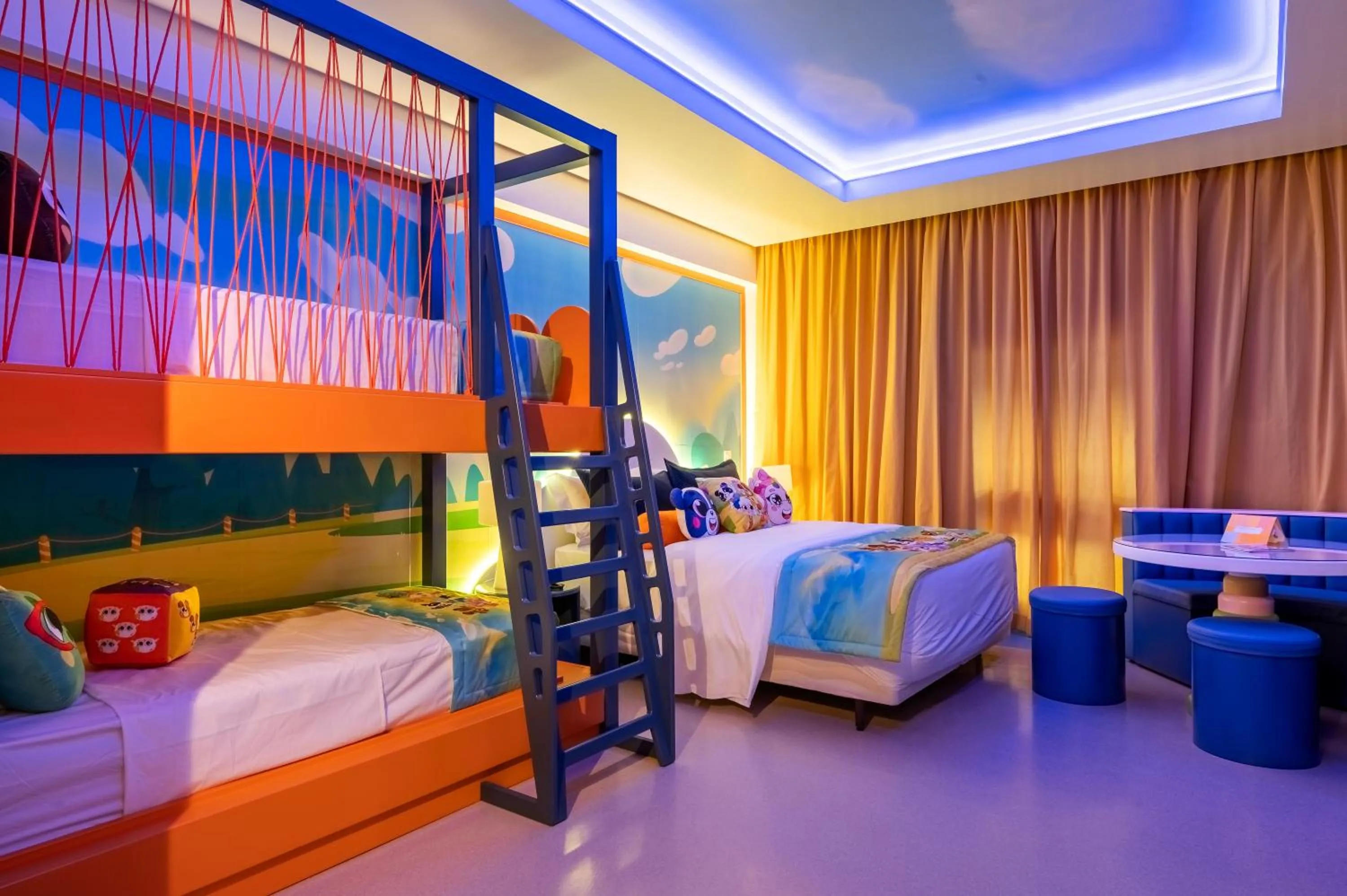 Bed in Mundo Criamigos Hotel Gramado