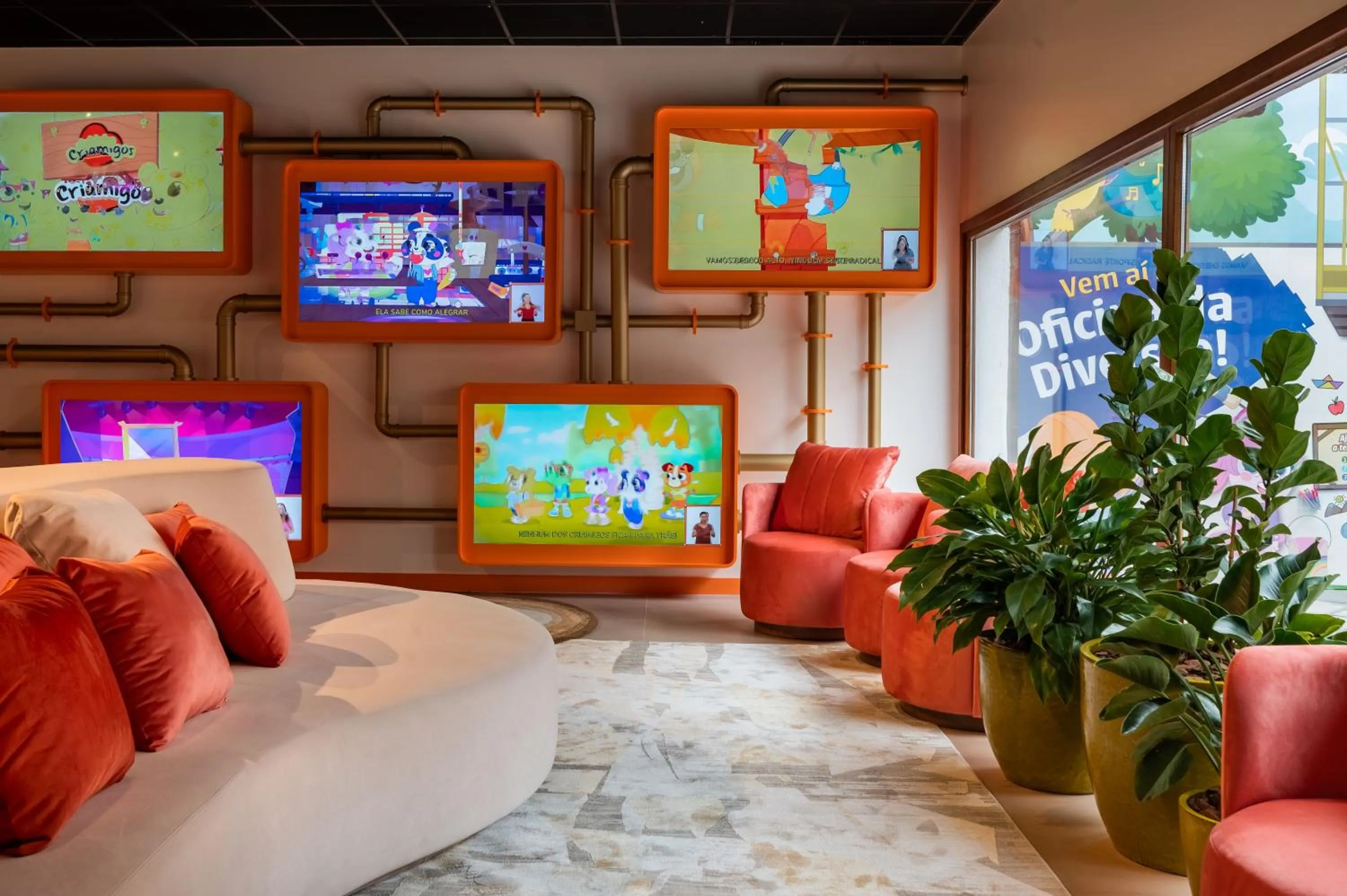 Lobby or reception in Mundo Criamigos Hotel Gramado